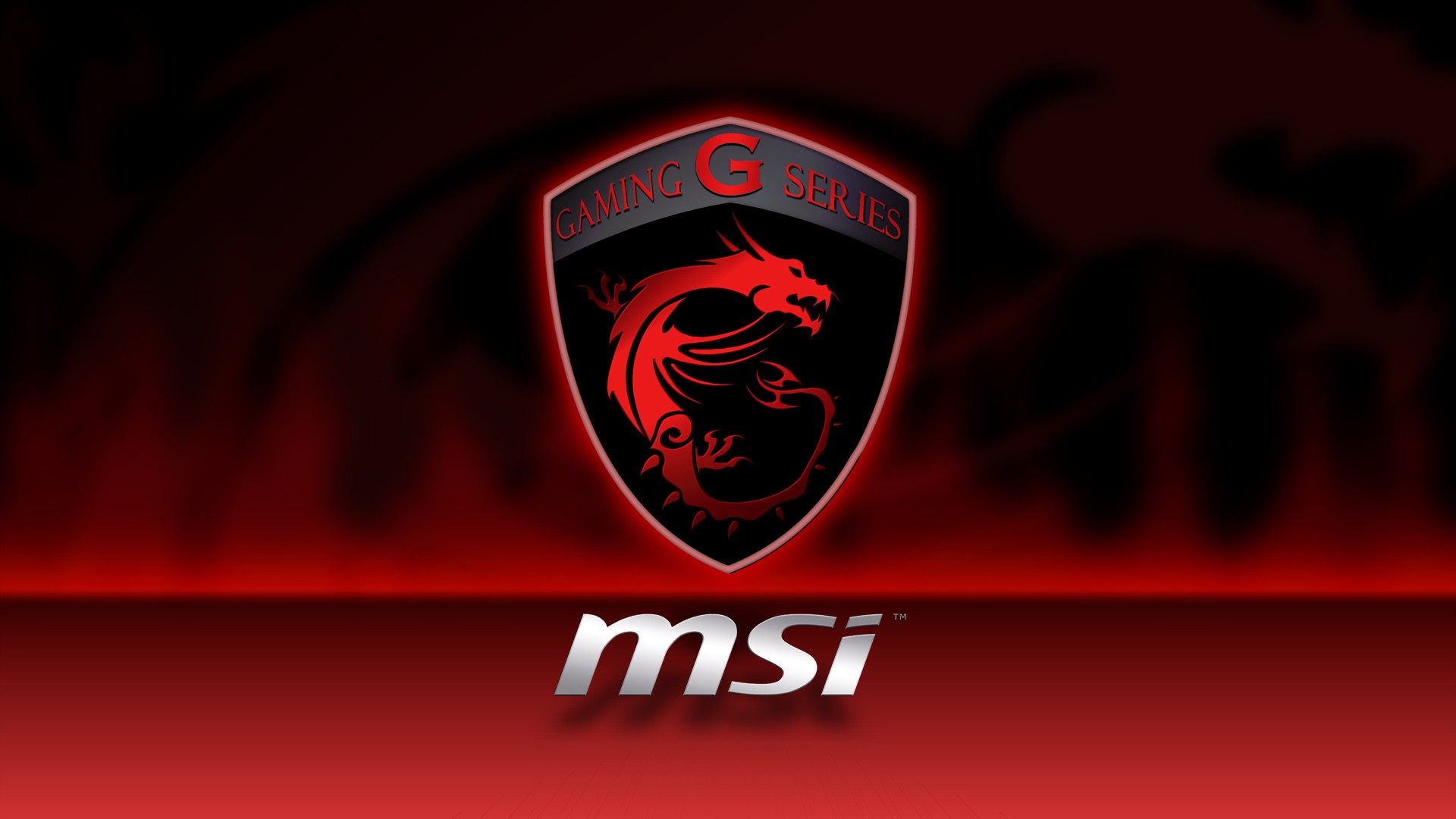 General 1920x1080 dragon logo red background MSI hardware