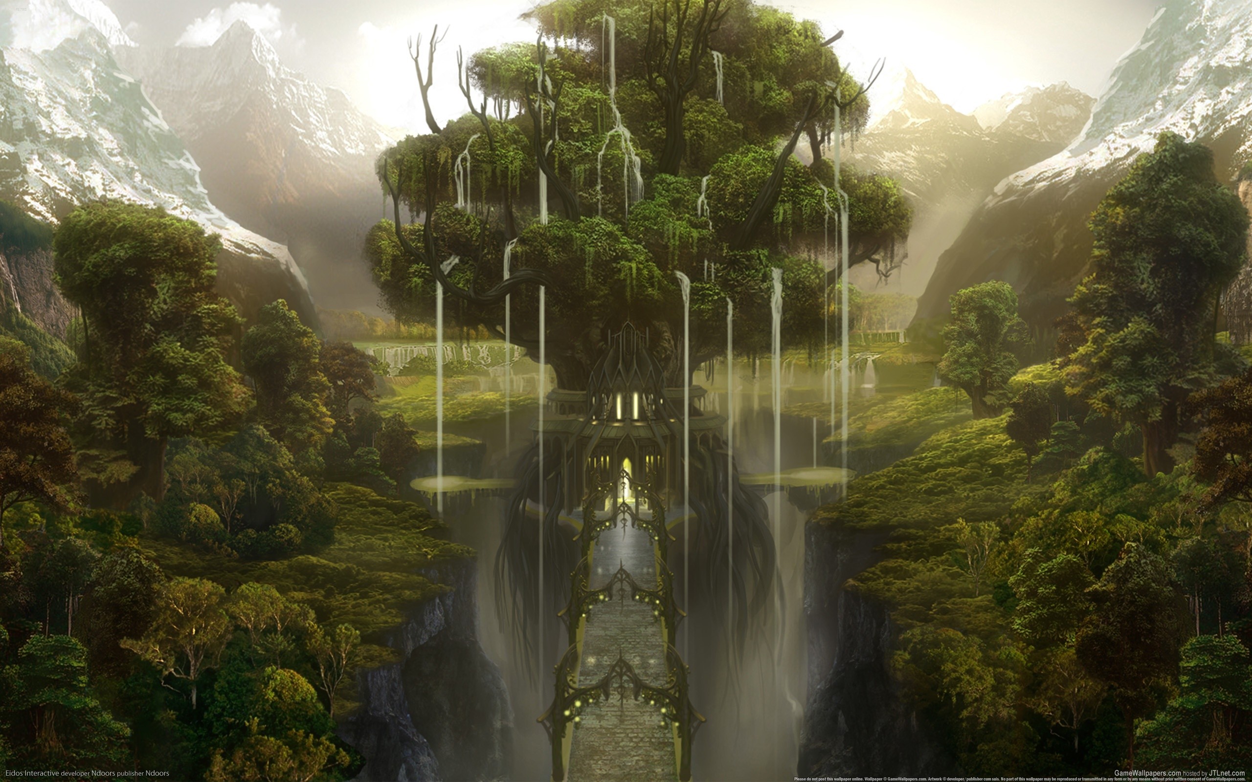 General 2560x1600 trees fantasy art digital art artwork nature landscape