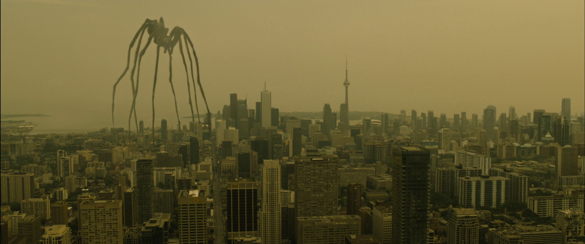 General 1920x800 Enemy Toronto movies CN Tower cityscape Canada
