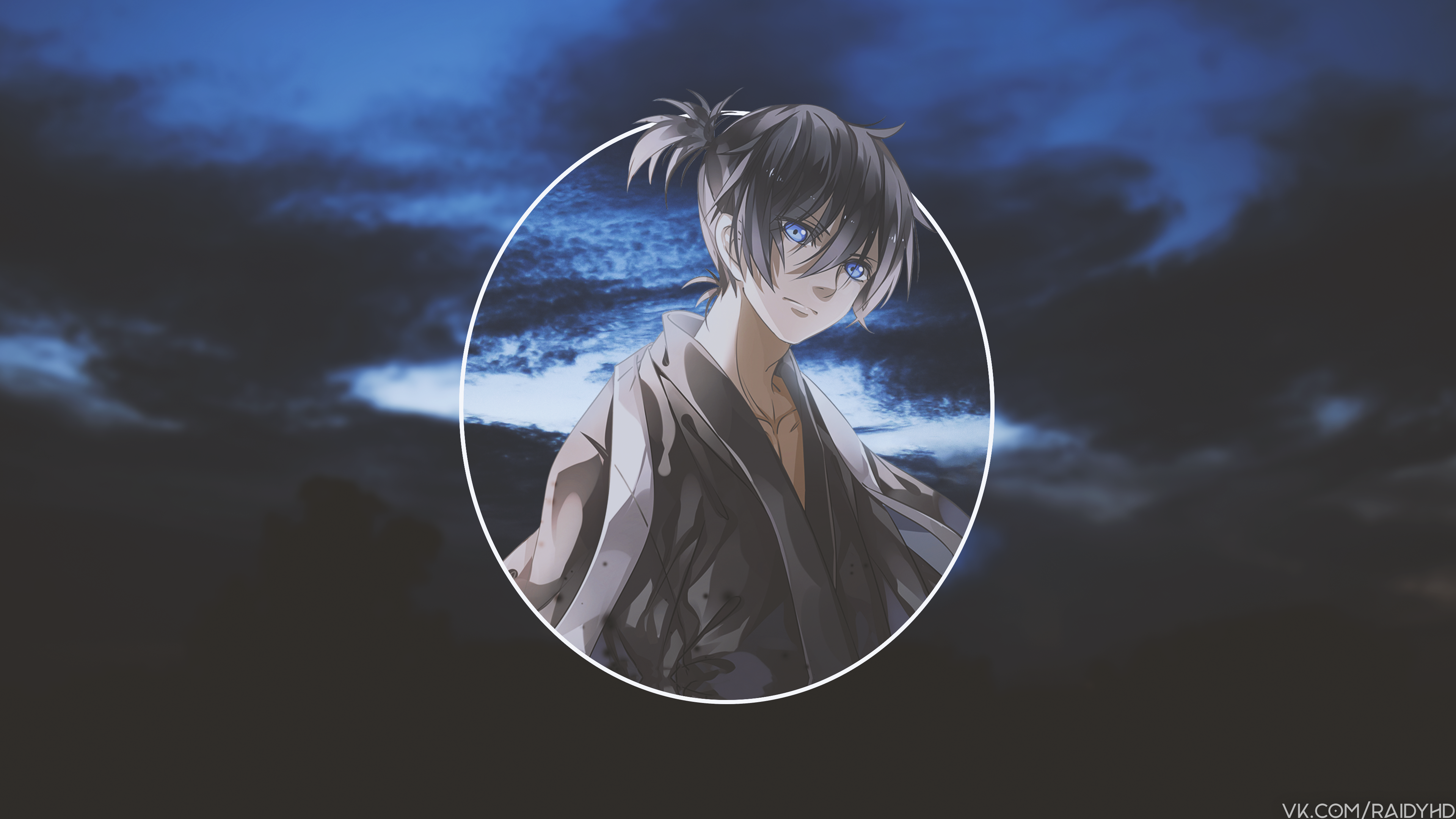 Anime 3840x2160 anime anime boys picture-in-picture Yato (Noragami) sky