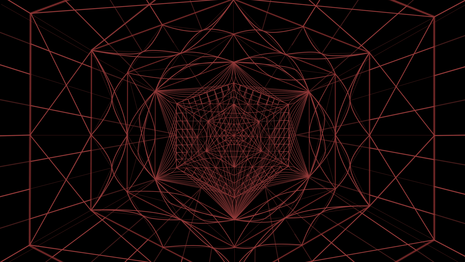 General 1920x1080 abstract red artwork triangle texture pattern geometry hexagon line art