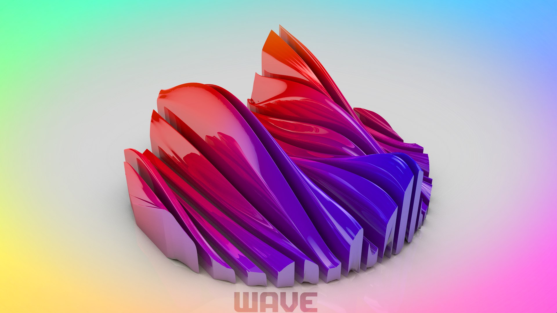General 1920x1080 waveforms waves colorful gradient abstract