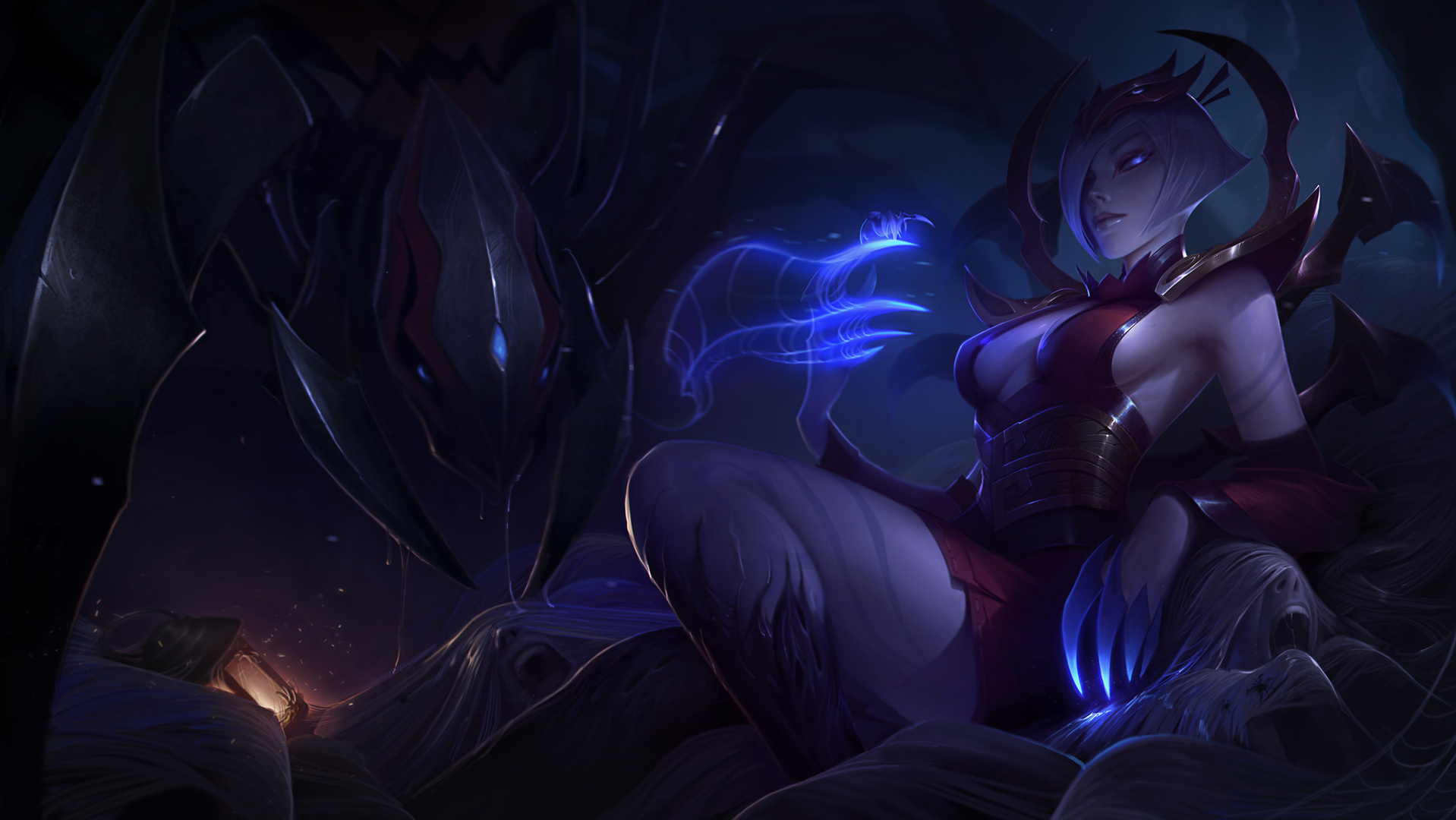 General 1918x1080 League of Legends PC gaming fantasy girl Elise (League of Legends)
