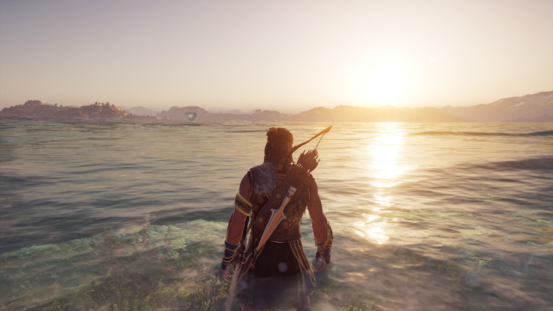 General 1920x1080 Assassin's Creed: Odyssey Alexios  video games screen shot video game characters Ubisoft