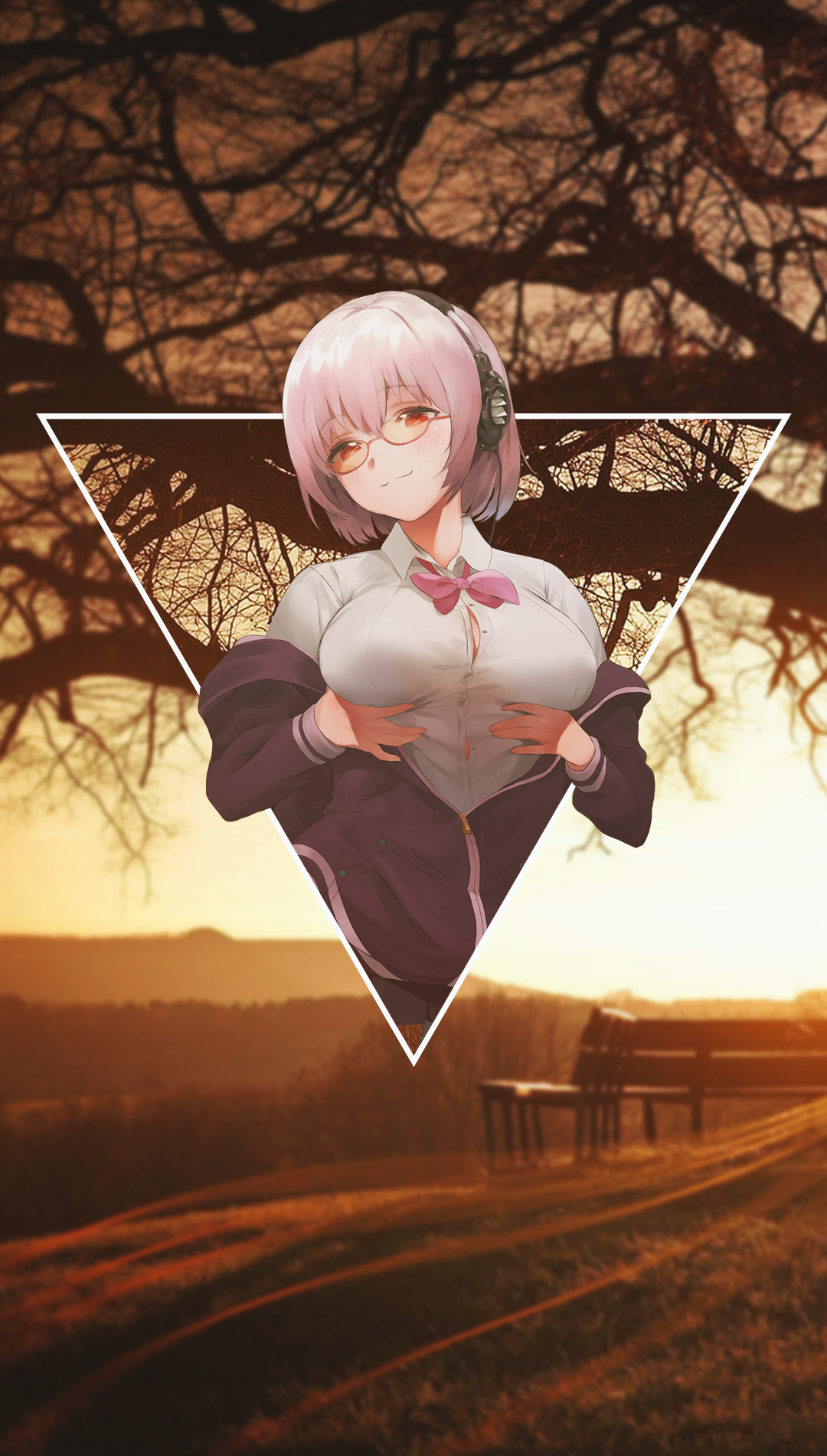 Anime 1080x1902 anime anime girls picture-in-picture SSSS.GRIDMAN Shinjou Akane