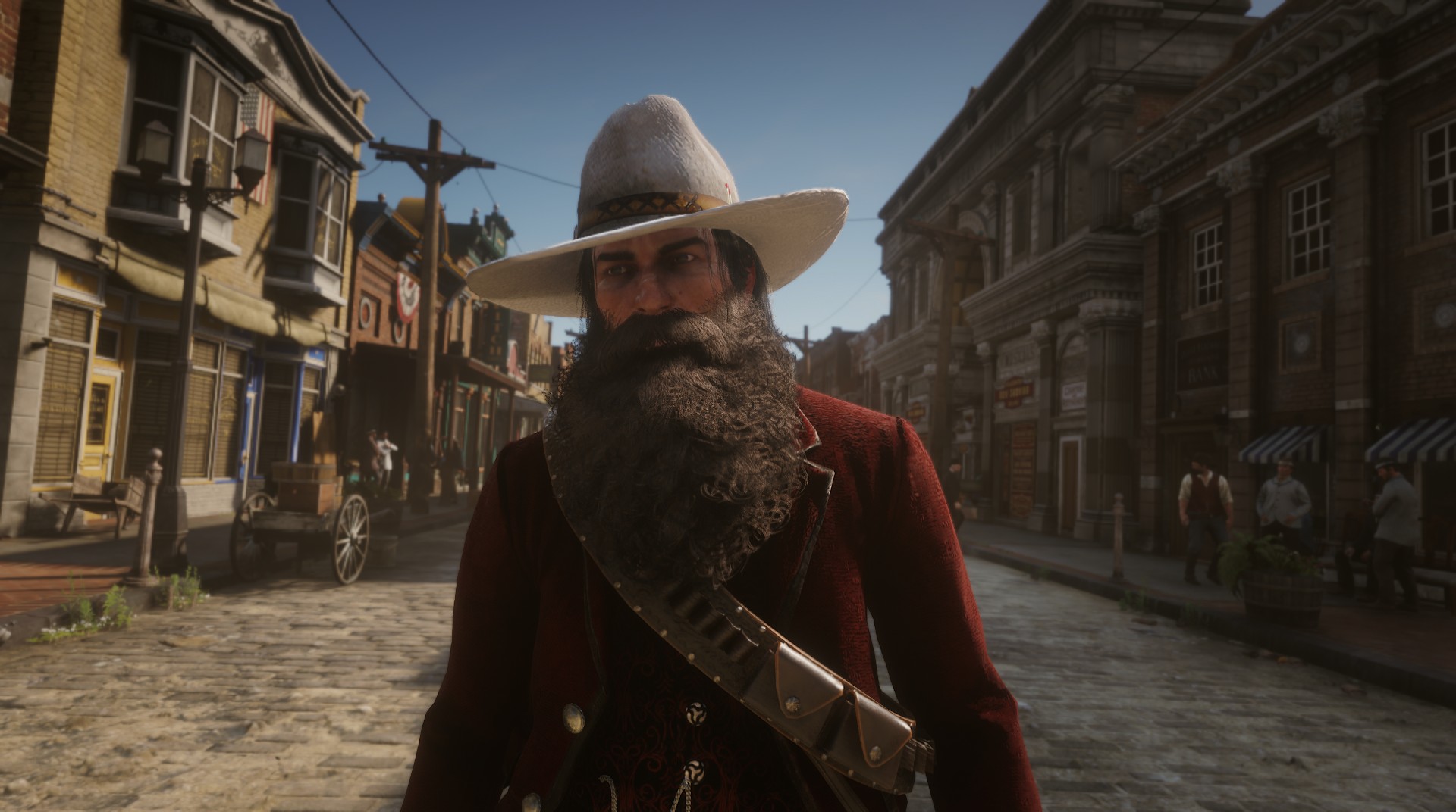 General 1920x1072 Red Dead Redemption 2 Rockstar Games cowboys western video games beard screen shot Arthur Morgan PC gaming video game men video game characters