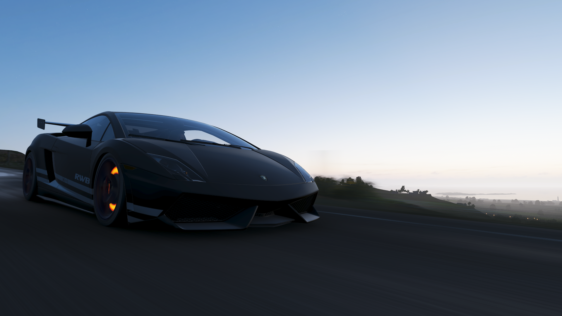 General 1920x1080 Forza Forza Horizon 4 car brake glow video games Lamborghini