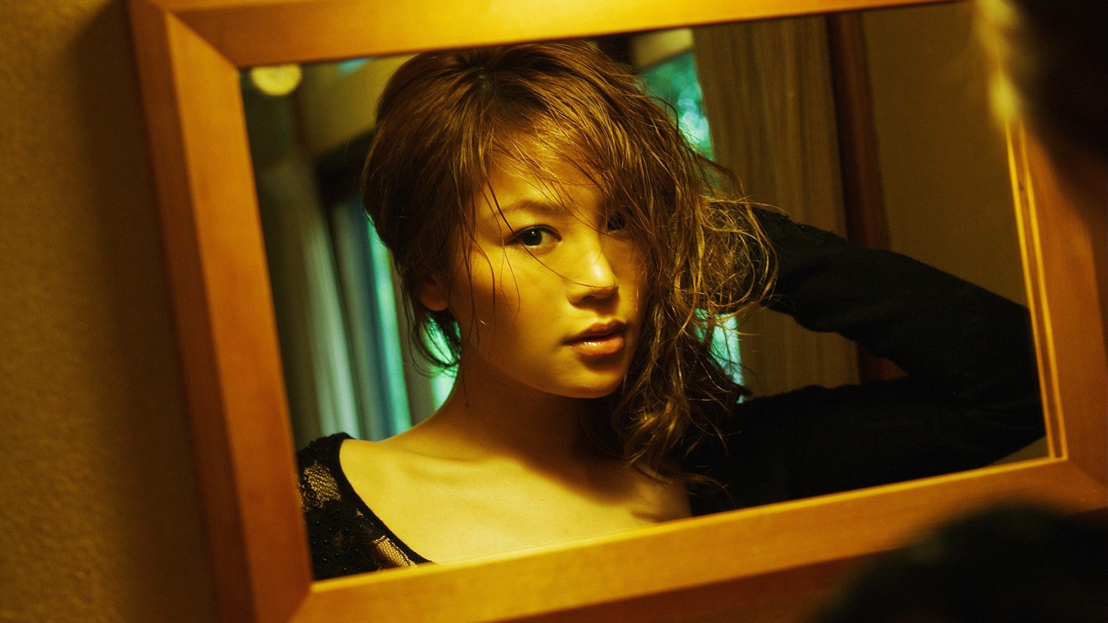 People 1600x900 Yoko Matsugane Asian Japanese women women mirror reflection Japanese