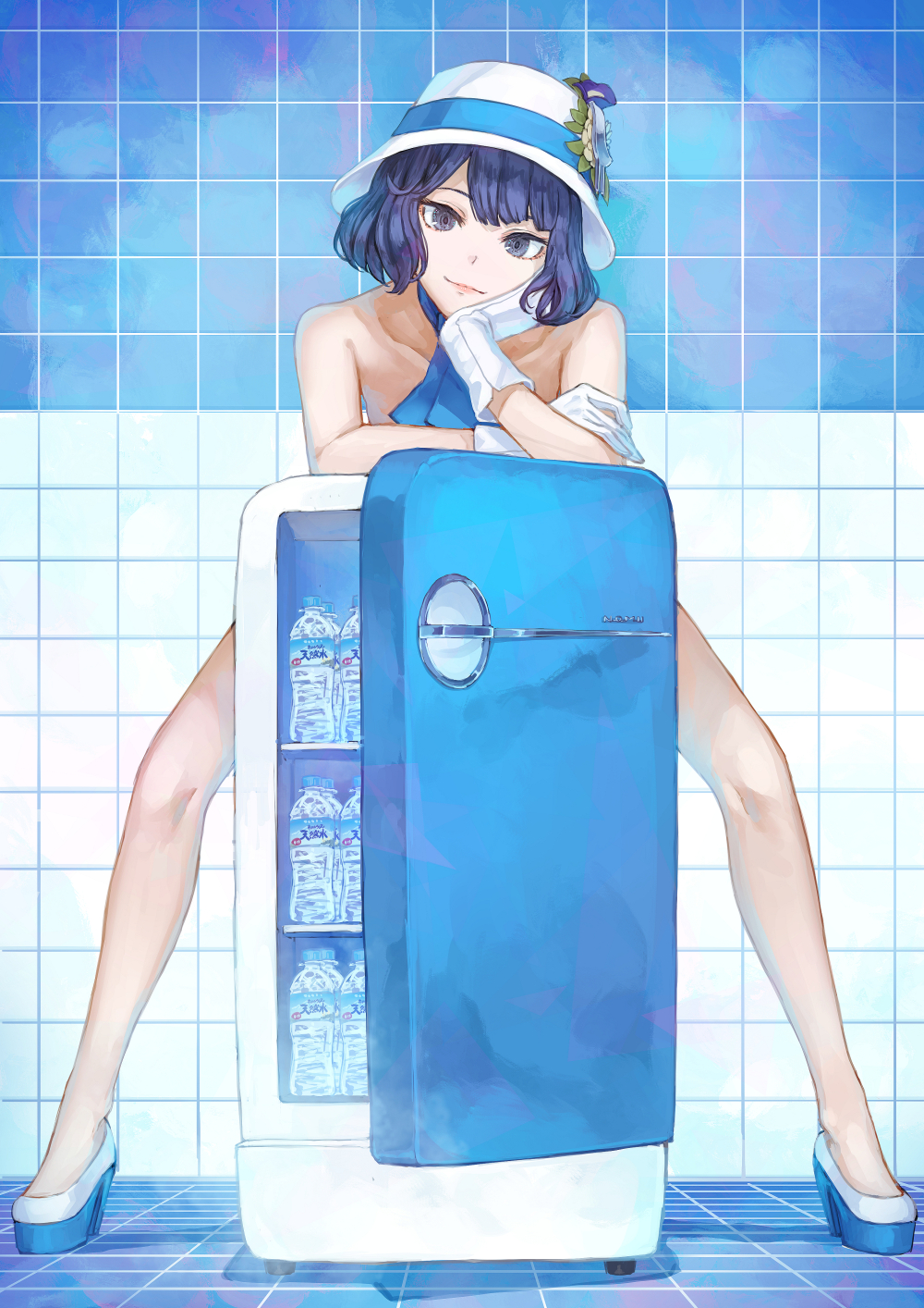 Anime 1000x1414 anime girls anime Virtual Youtuber nude Suntory Nomu artwork Kaoming
