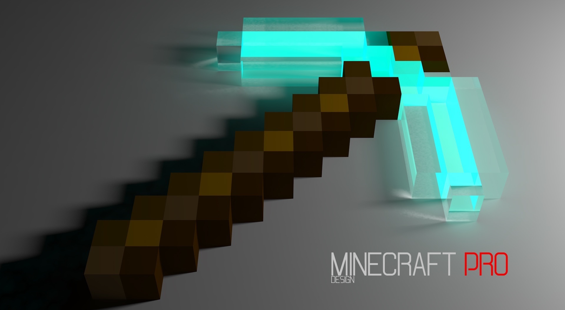 General 1919x1053 Minecraft video game art artwork 3D Abstract turquoise