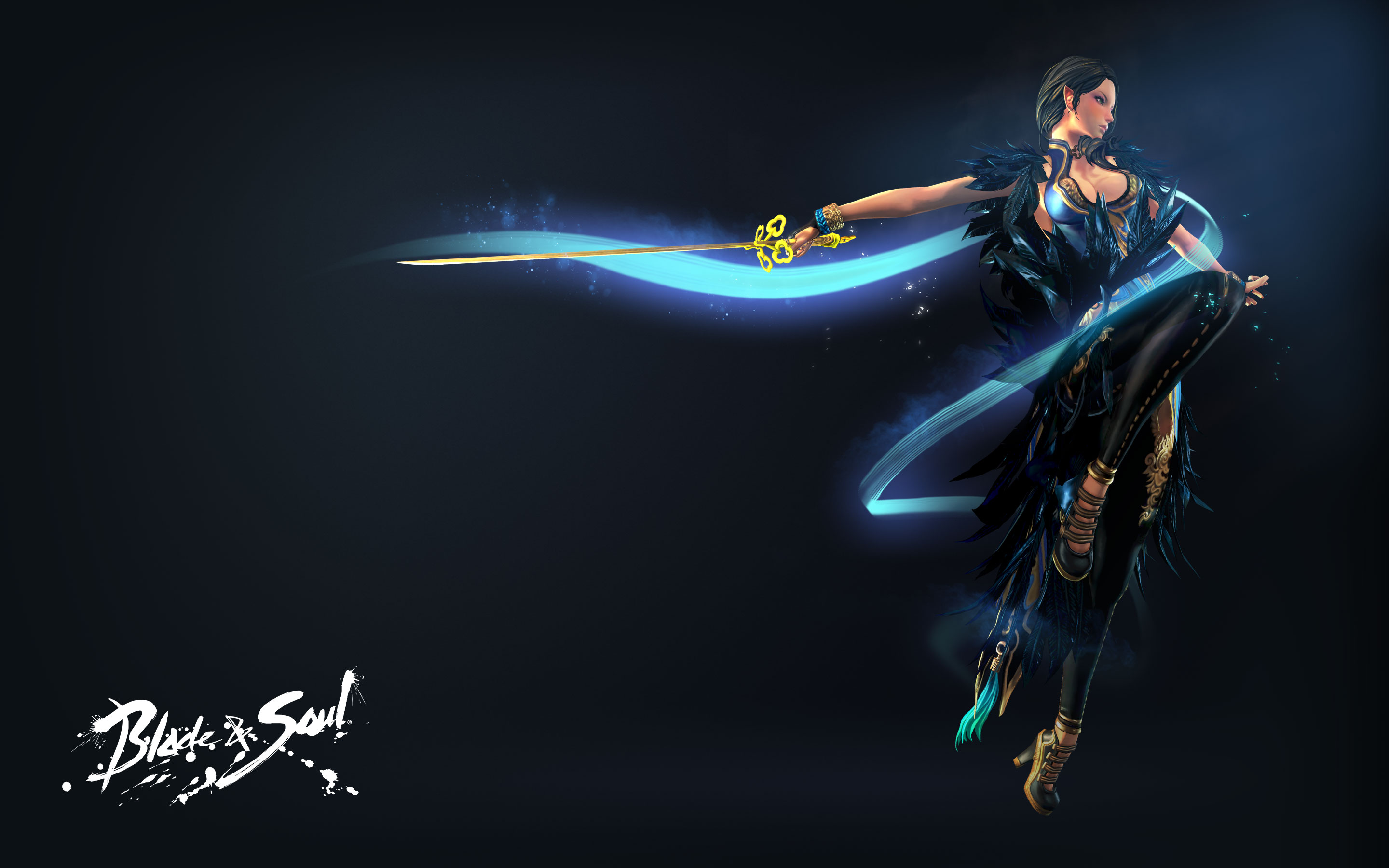 General 2880x1800 Blade & Soul bns fantasy girl sword video games women with swords video game girls women video game art video game characters