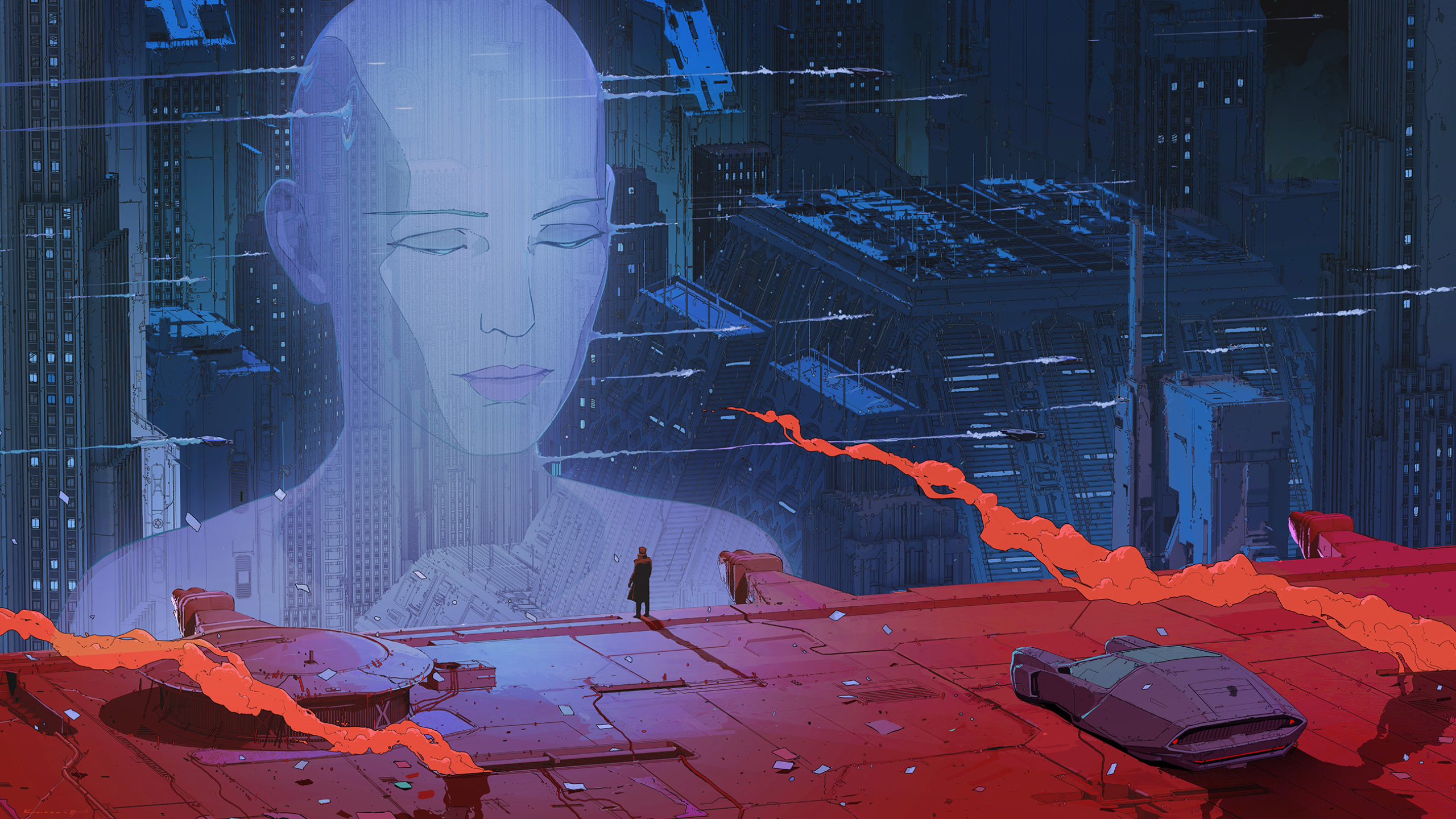 General 2560x1440 Blade Runner 2049 Blade Runner science fiction cyberpunk space artwork
