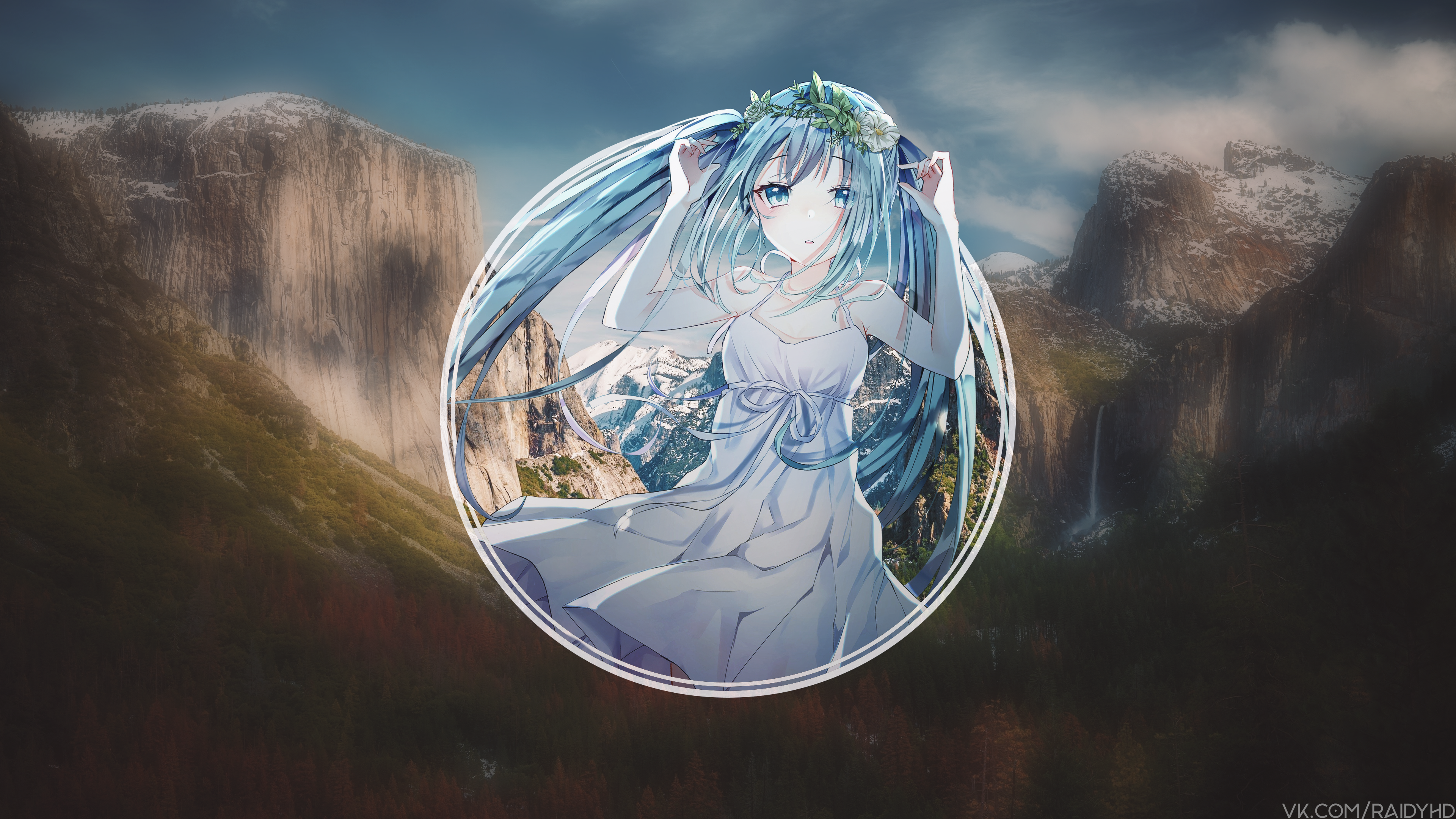 Anime 3840x2160 anime anime girls picture-in-picture Hatsune Miku