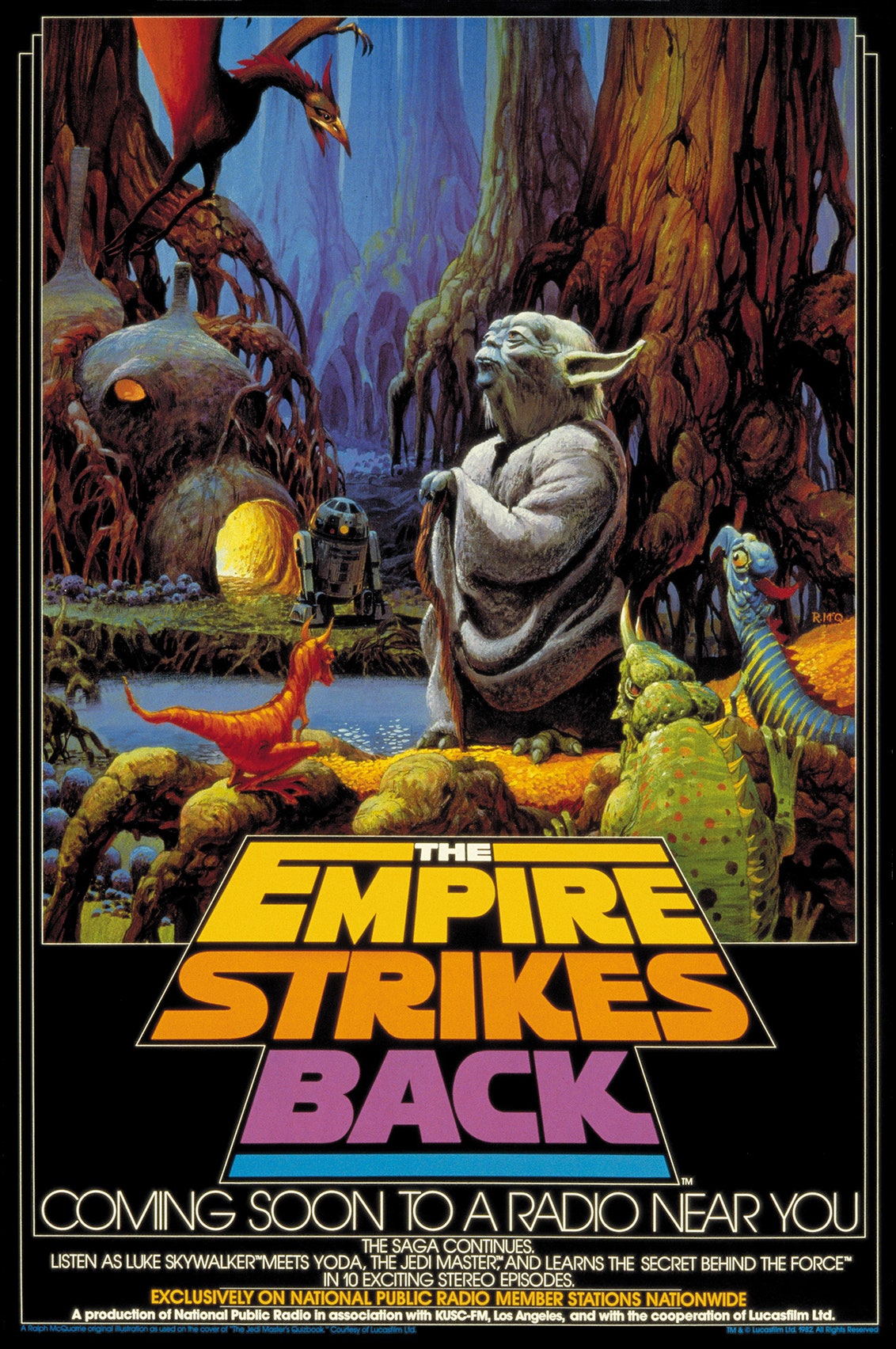 General 1132x1704 Star Wars Star Wars: The Empire Strikes Back Yoda R2-D2 poster Dagobah swamp Star Wars: Episode V - The Empire Strikes Back Jedi movies science fiction