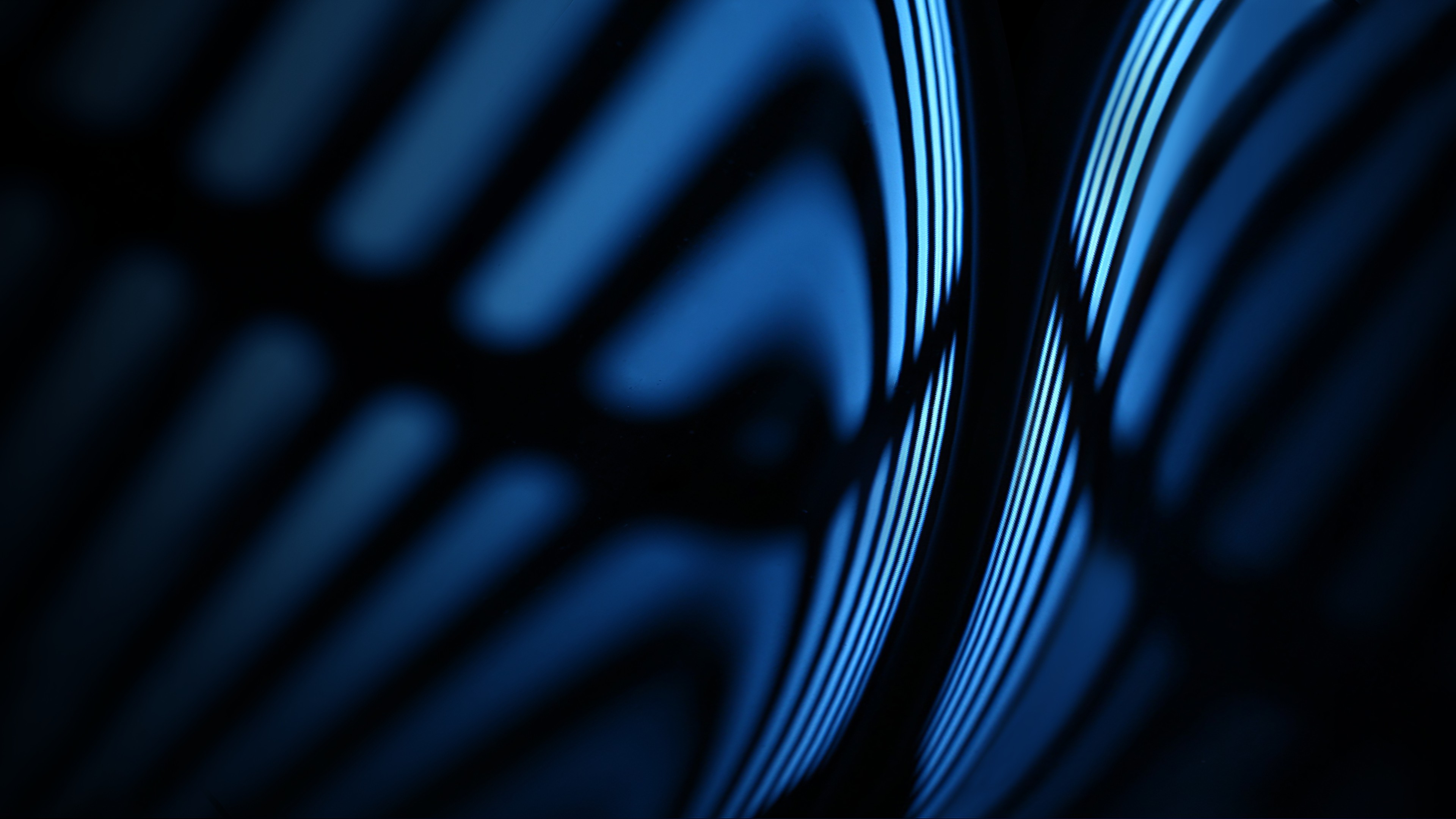 General 3840x2160 abstract shapes blue dark