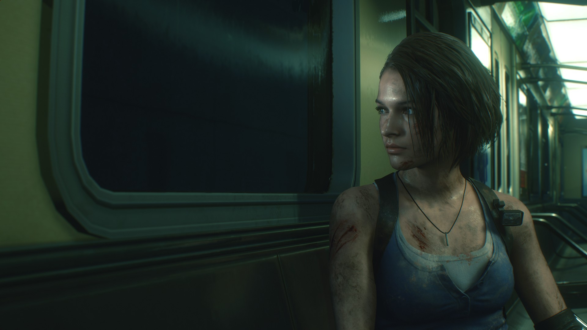 General 1920x1080 Jill Valentine blood scars video games screen shot Resident Evil 3 Remake video game girls video game characters Capcom