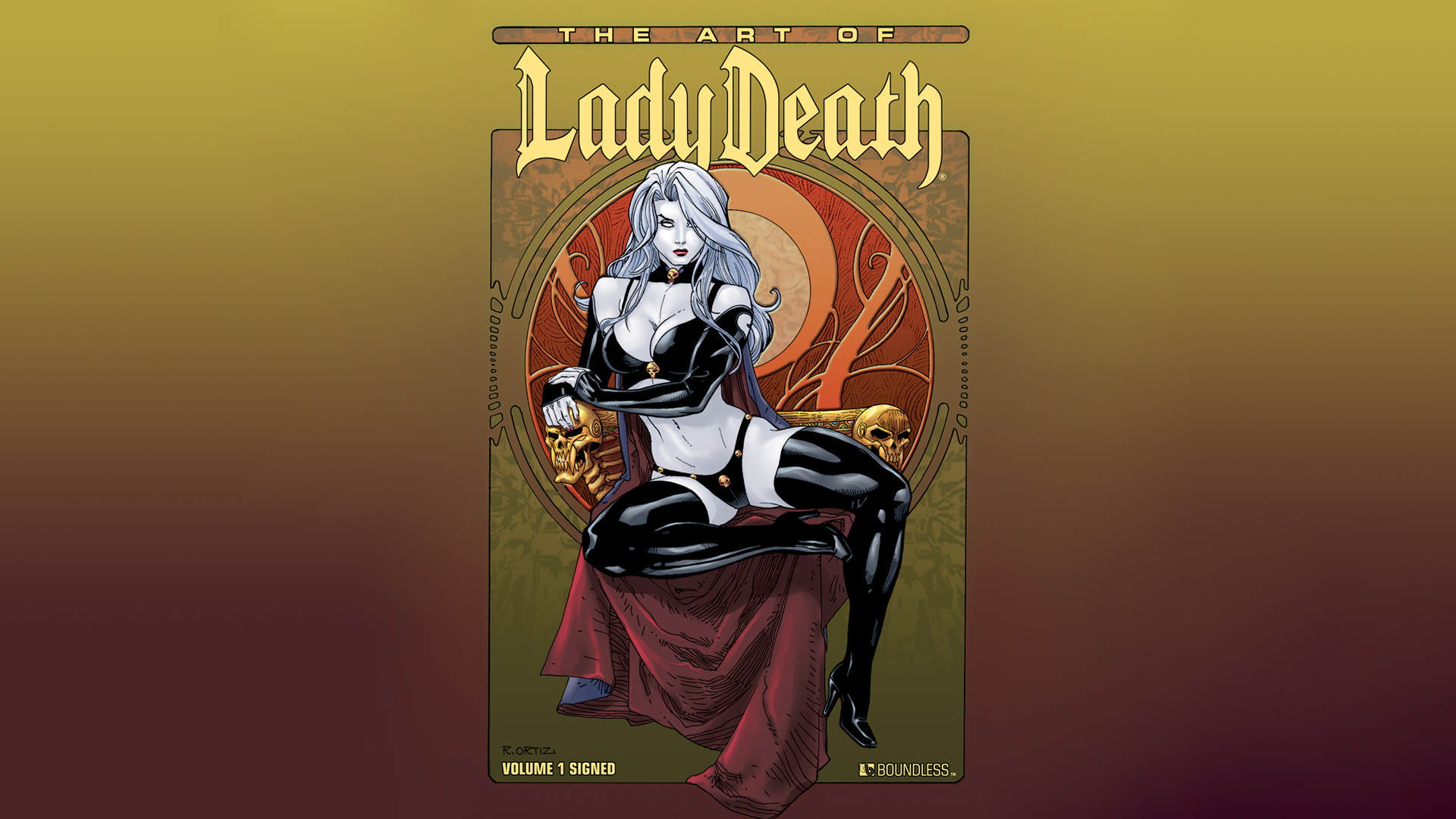 General 1920x1080 Lady Death illustration comics Richard Ortiz