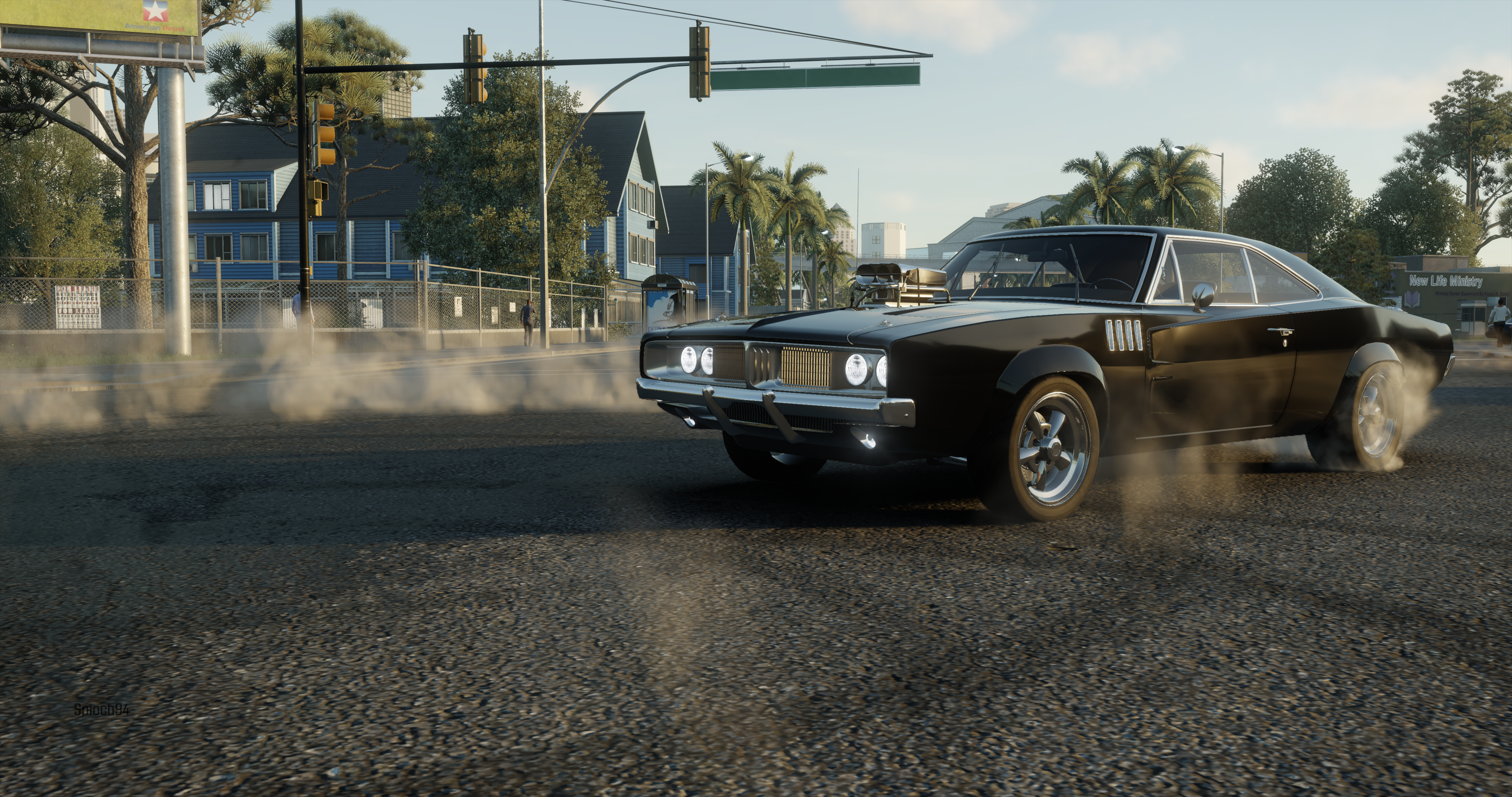 General 4096x2160 video games The Crew Dodge Charger Dodge supercharger muscle cars American cars Ubisoft