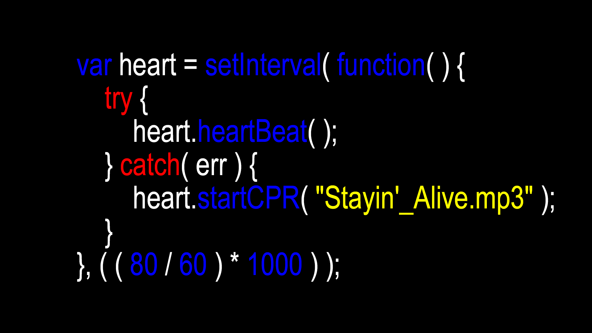 General 1920x1080 JavaScript heart heartbeat simple background programming