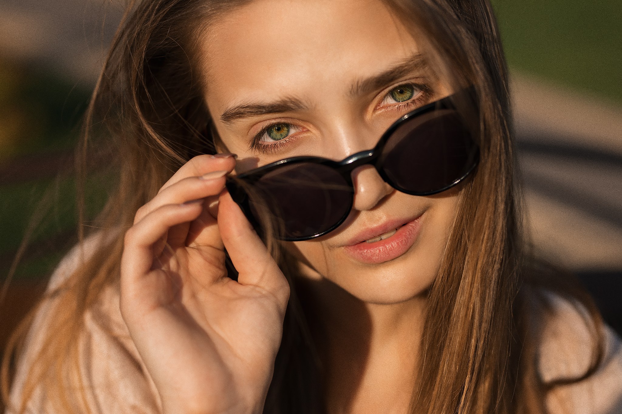 People 2048x1365 women with shades Dmitry Shulgin women model 500px Tina (model) face