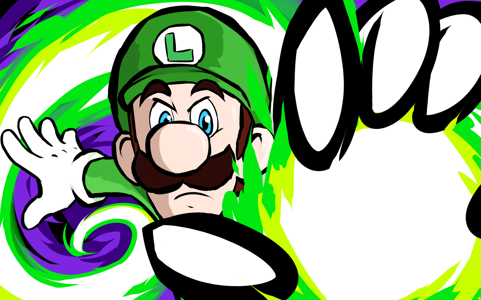 General 1600x1000 ishmam Super Mario Mario Bros. Luigi video games artwork video game art DeviantArt Video Game Heroes video game characters aqua eyes