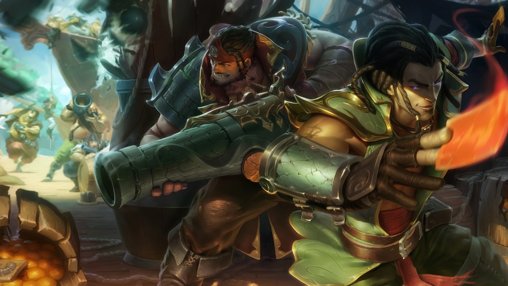 General 1920x1080 League of Legends Graves Twisted Fate (League of Legends) video game characters Graves (League of Legends) PC gaming