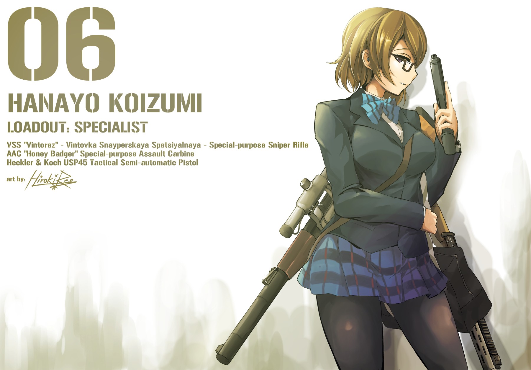 Short Hair Girls With Guns Anime Anime Girls Love Live Gun Weapon Koizumi Hanayo