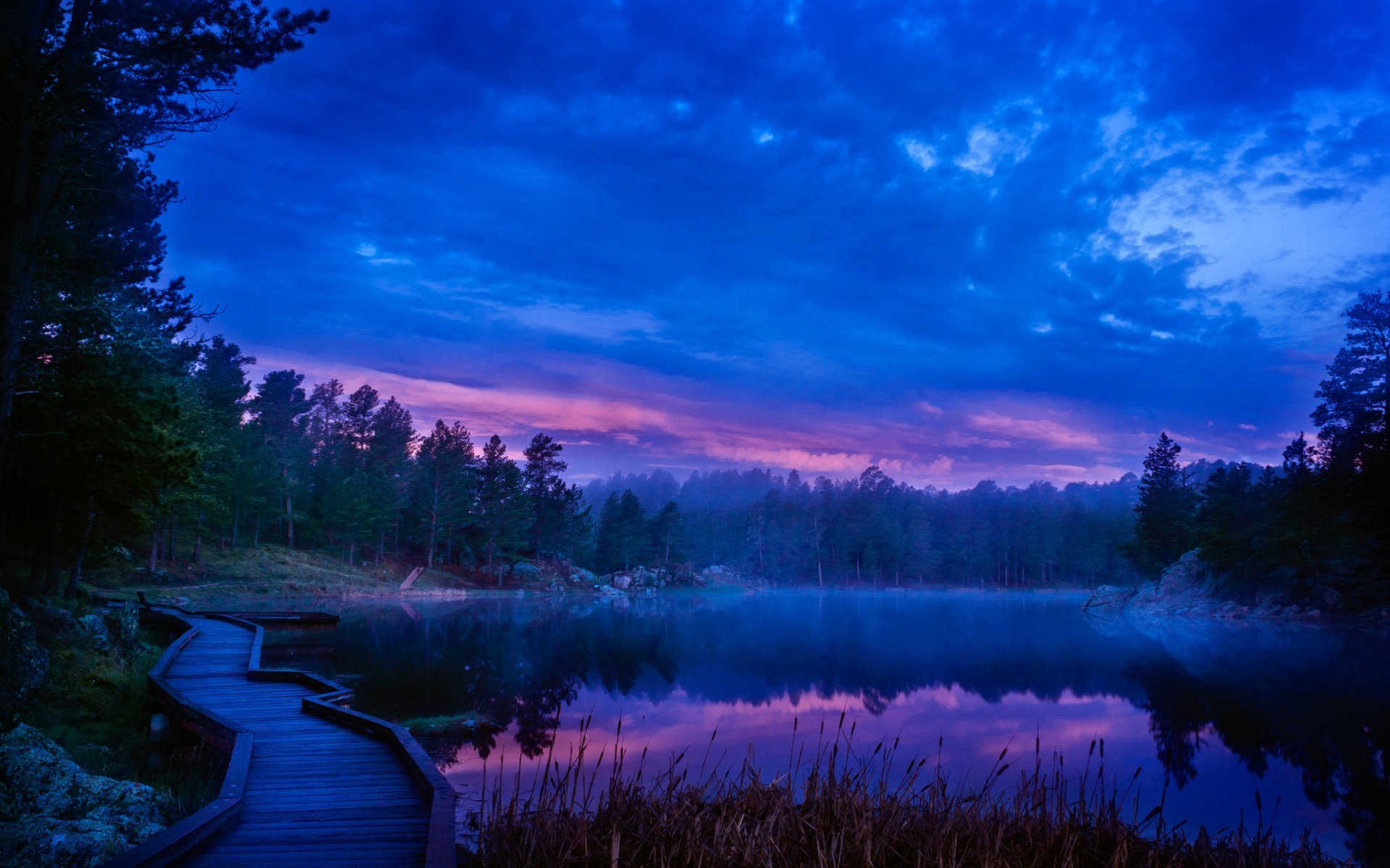 General 1920x1200 water path purple sky lake forest pier nature sky outdoors reflection low light