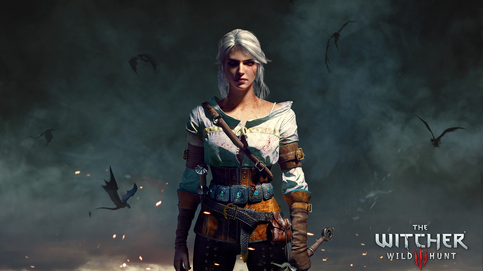 General 1920x1080 The Witcher 3: Wild Hunt Cirilla Fiona Elen Riannon video games The Witcher PC gaming fantasy art CD Projekt RED fantasy girl video game characters video game girls standing looking at viewer women
