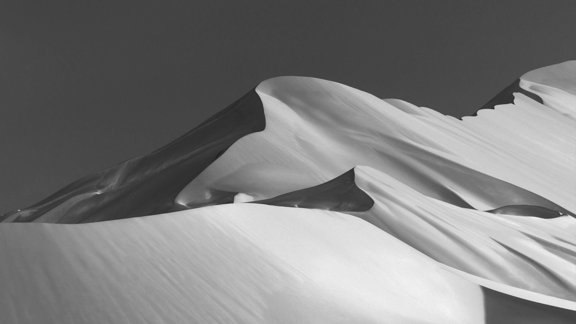 General 1920x1080 black white landscape sand nature monochrome desert dunes