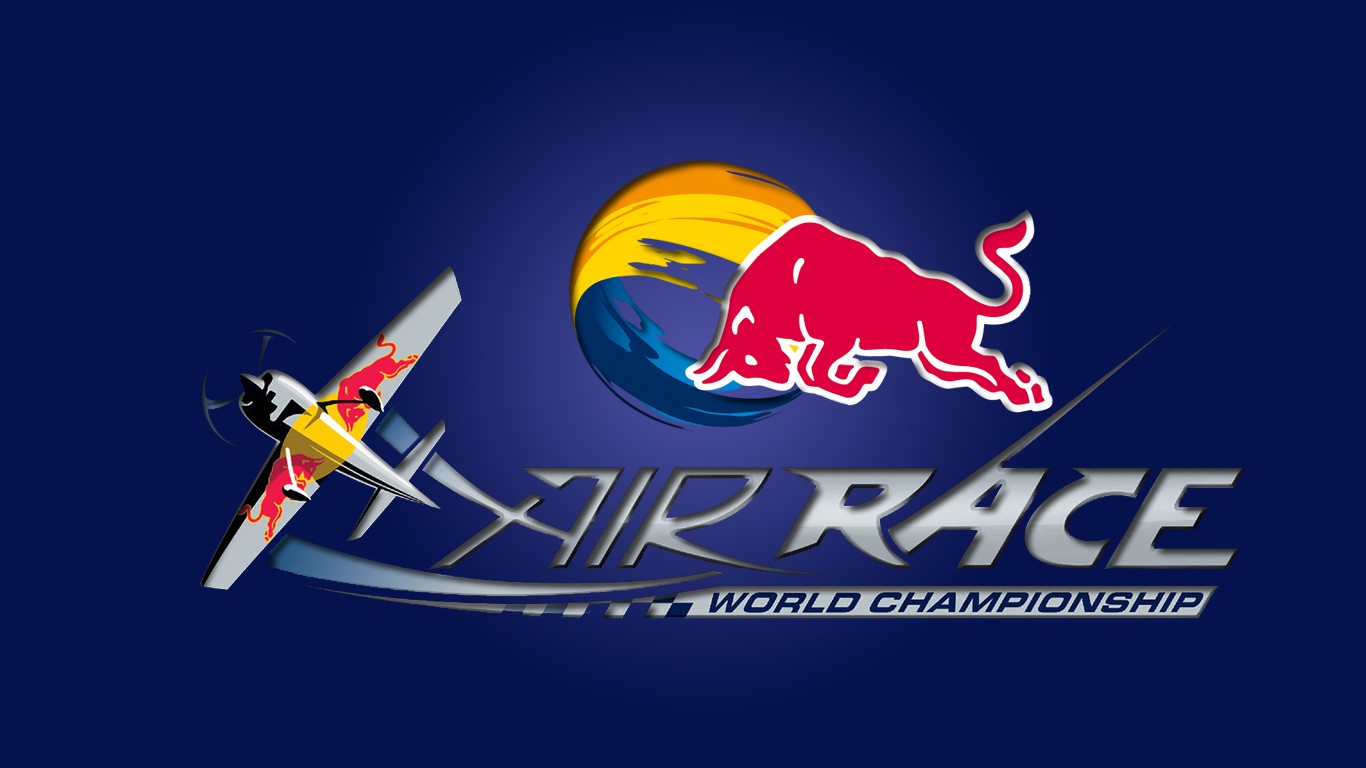 General 1366x768 Red Bull Red Bull Racing blue background aircraft logo brand energy drinks
