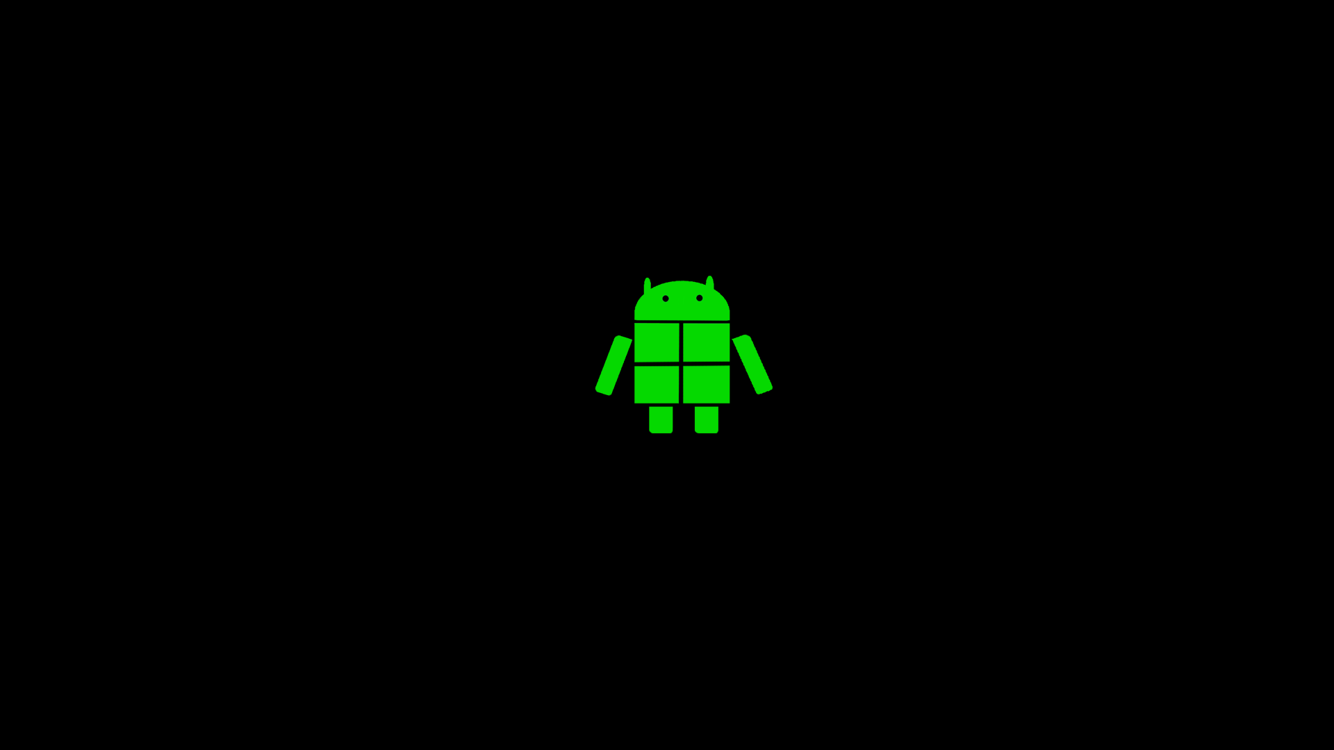 General 1920x1080 minimalism Android (operating system) black background simple background