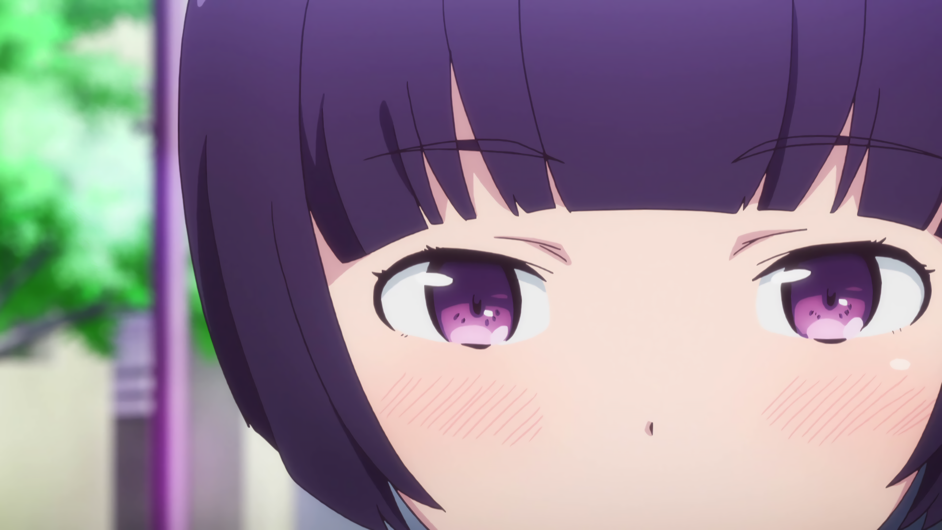 Anime 3072x1728 Eromanga-sensei Senju Muramasa anime girls purple hair purple eyes