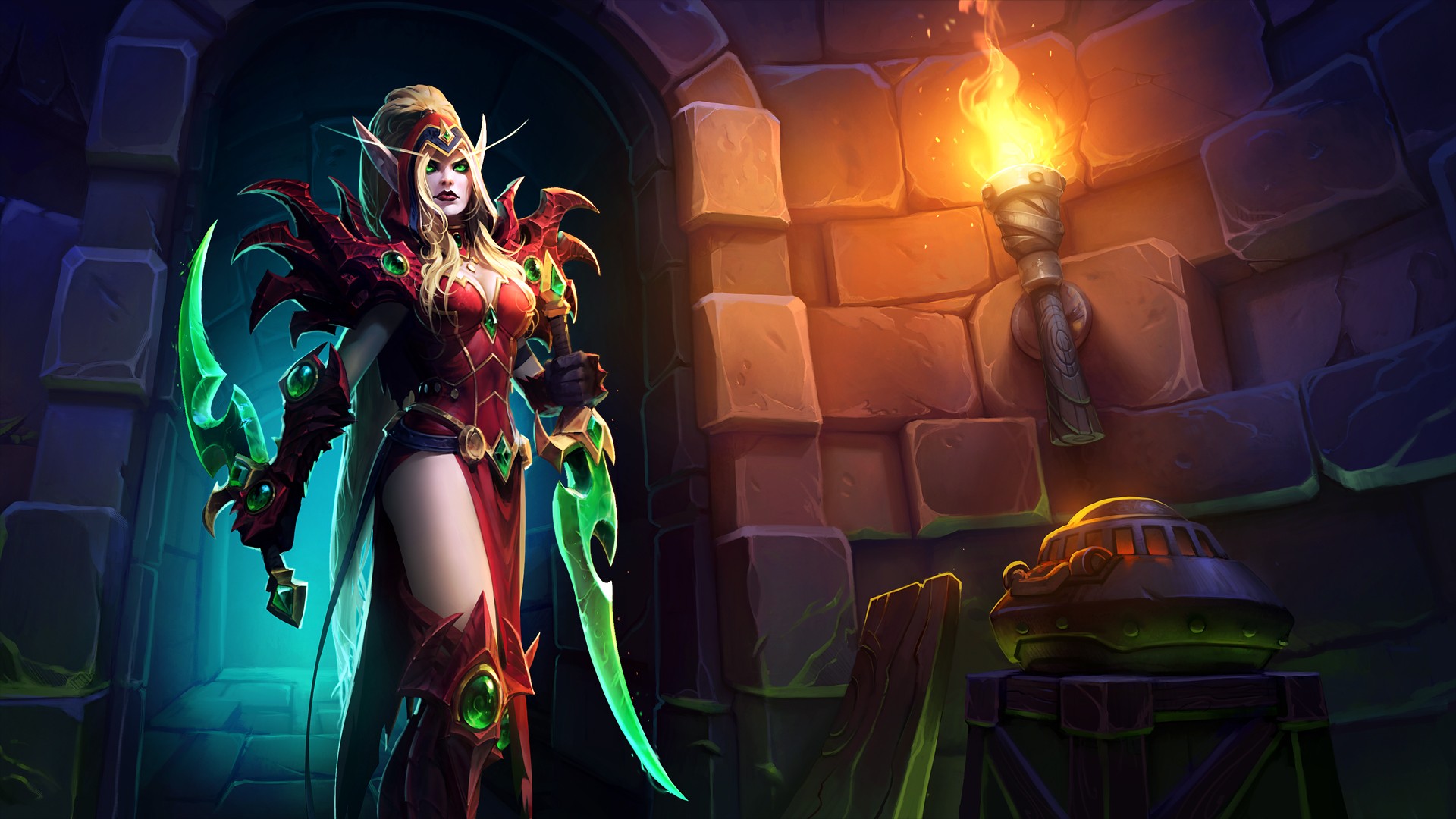 General 1920x1080 Heroes of the Storm video games World of Warcraft Valeera Sanguinar video game characters Blizzard Entertainment