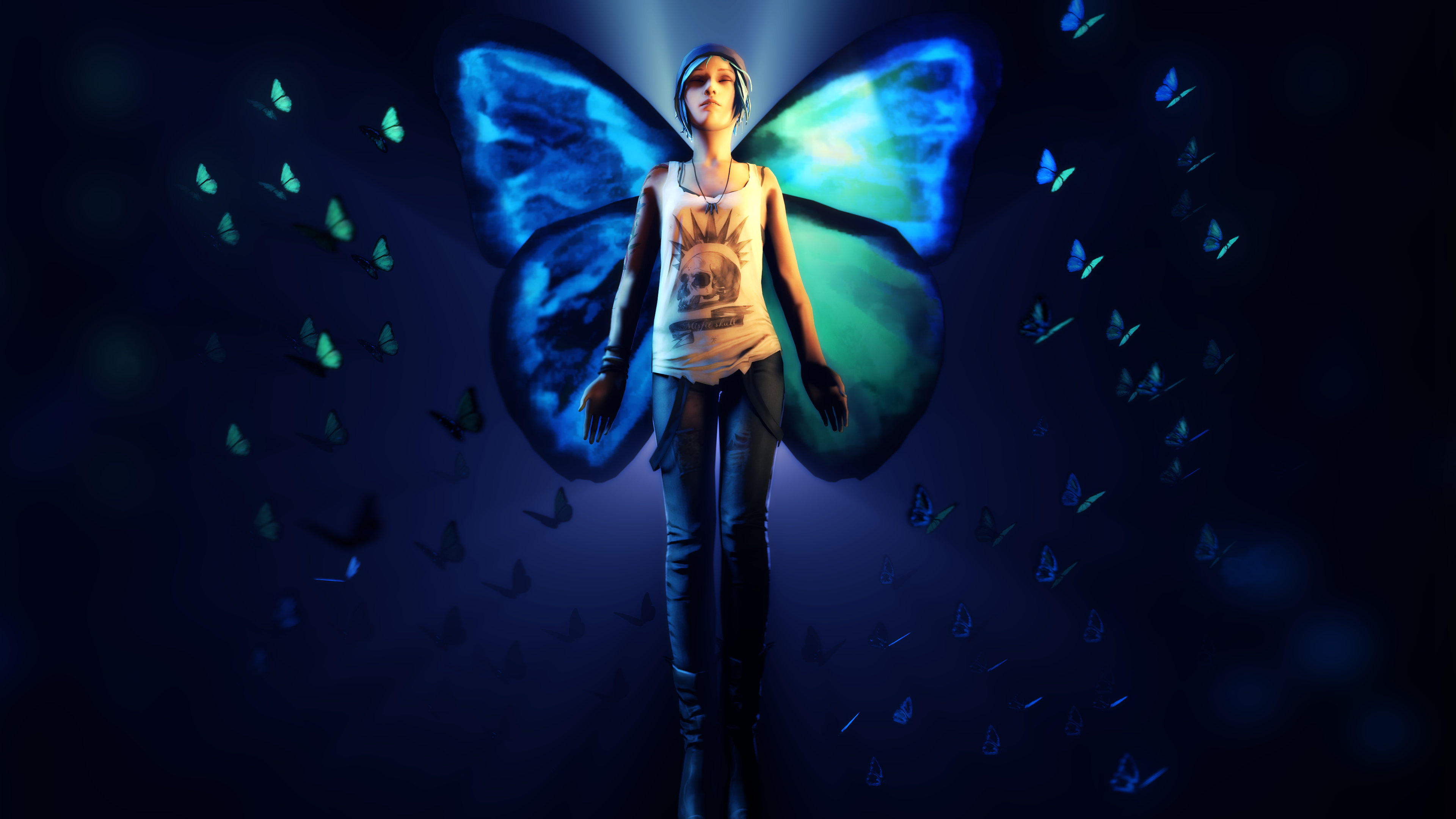 General 3840x2160 Life Is Strange Chloe Price video games butterfly