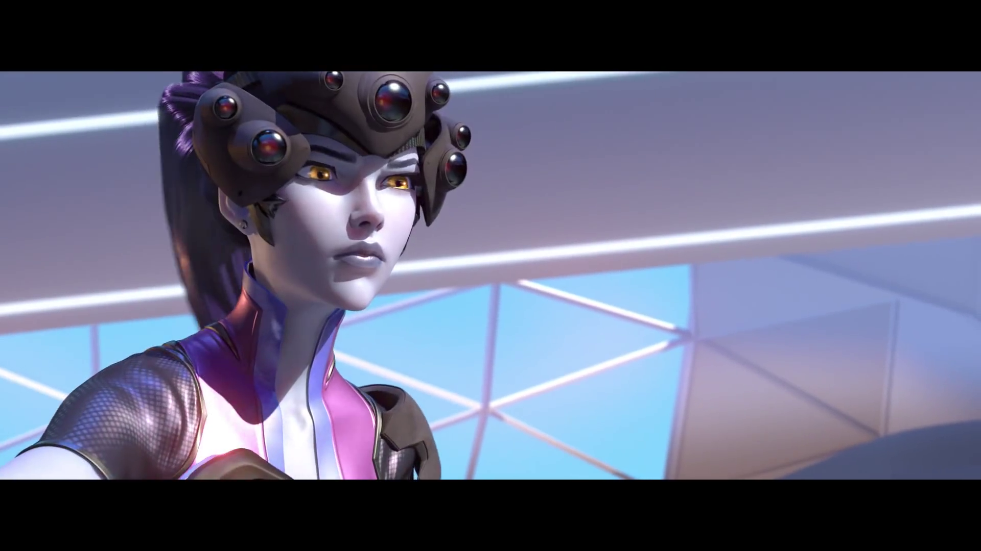 General 1920x1080 Overwatch Widowmaker (Overwatch) PC gaming video game characters video game girls yellow eyes