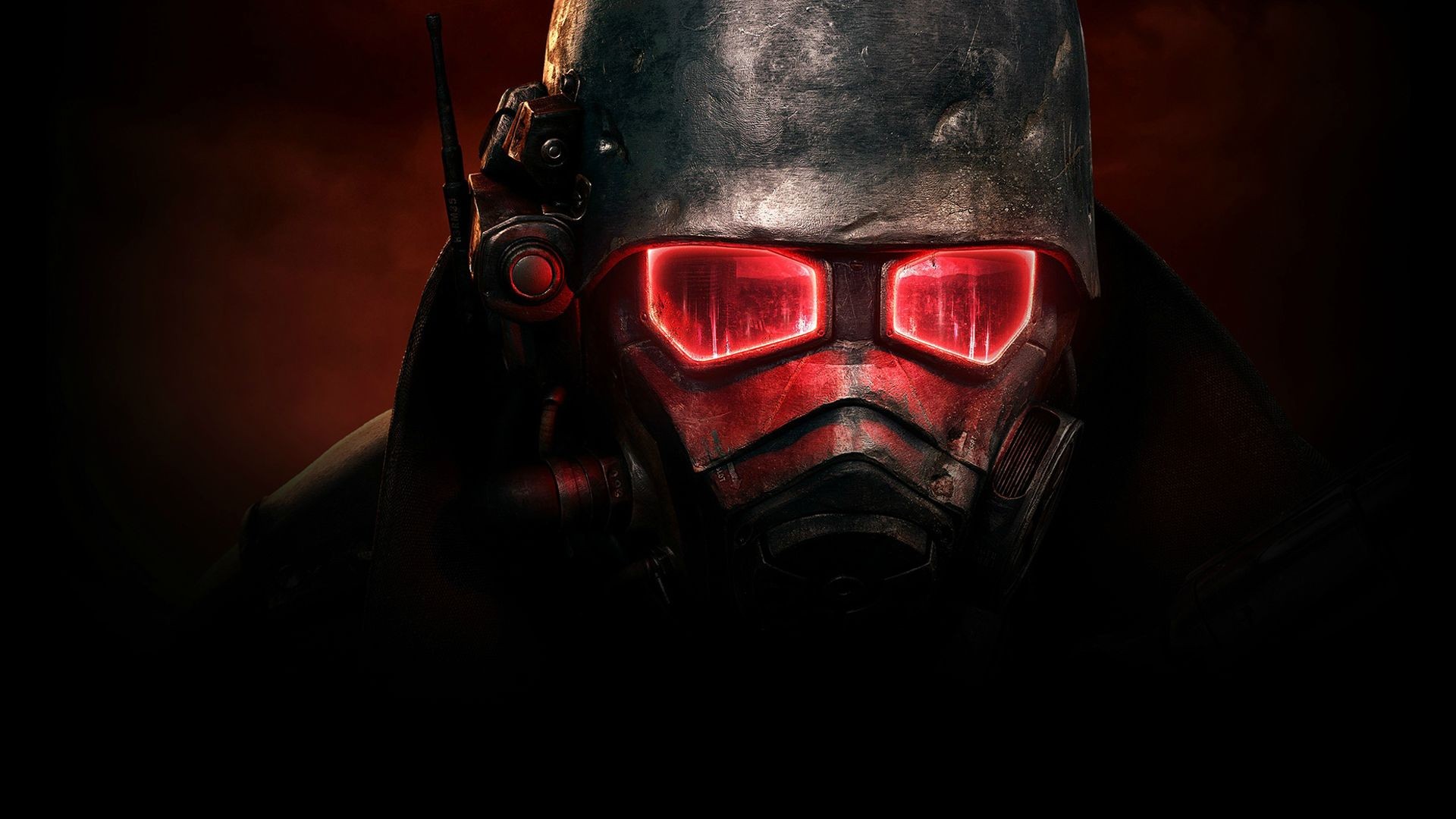 General 1920x1080 Fallout video games video game art red eyes armor dark PC gaming