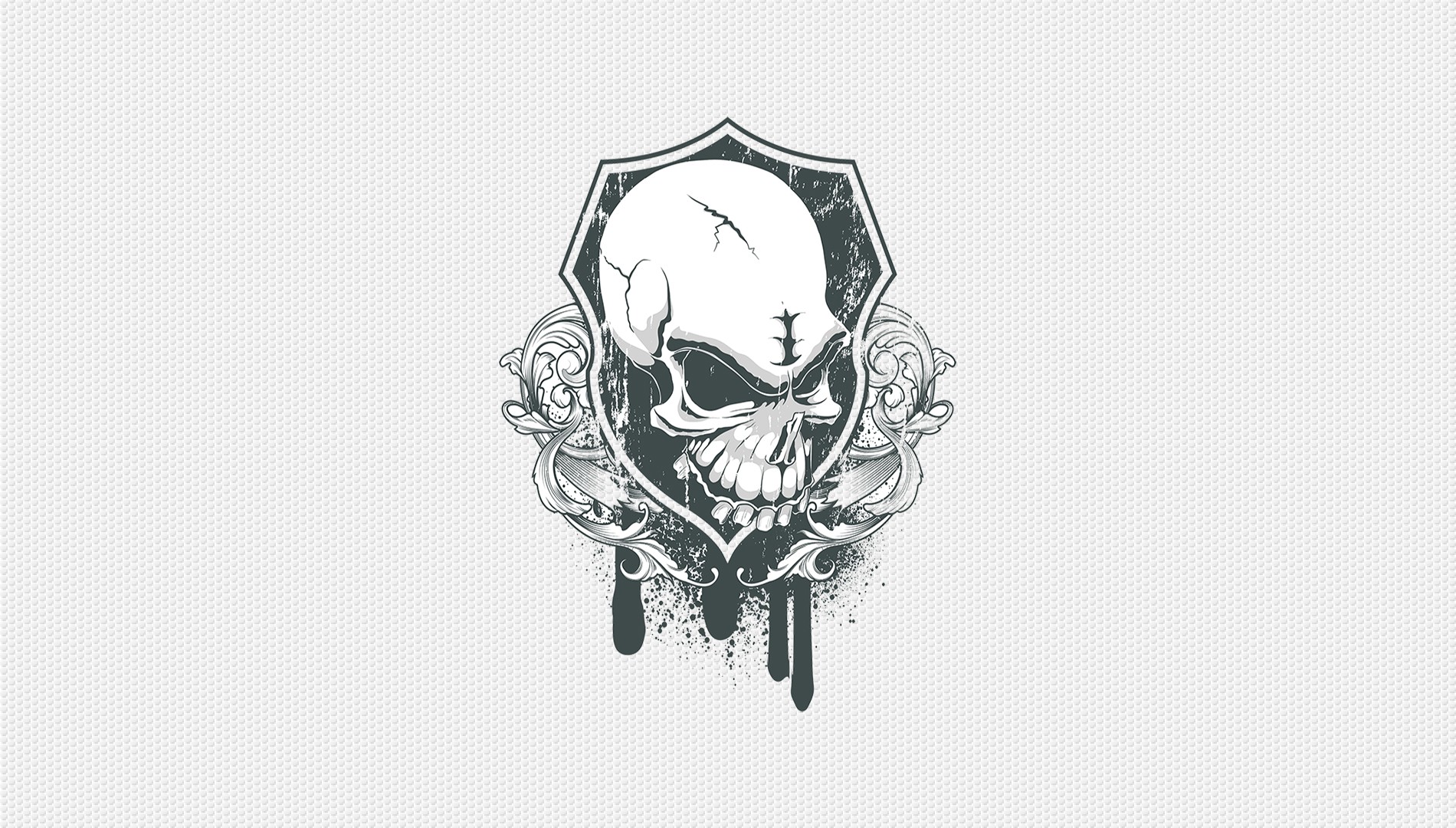 General 1900x1080 fantasy art grunge skull artwork simple background