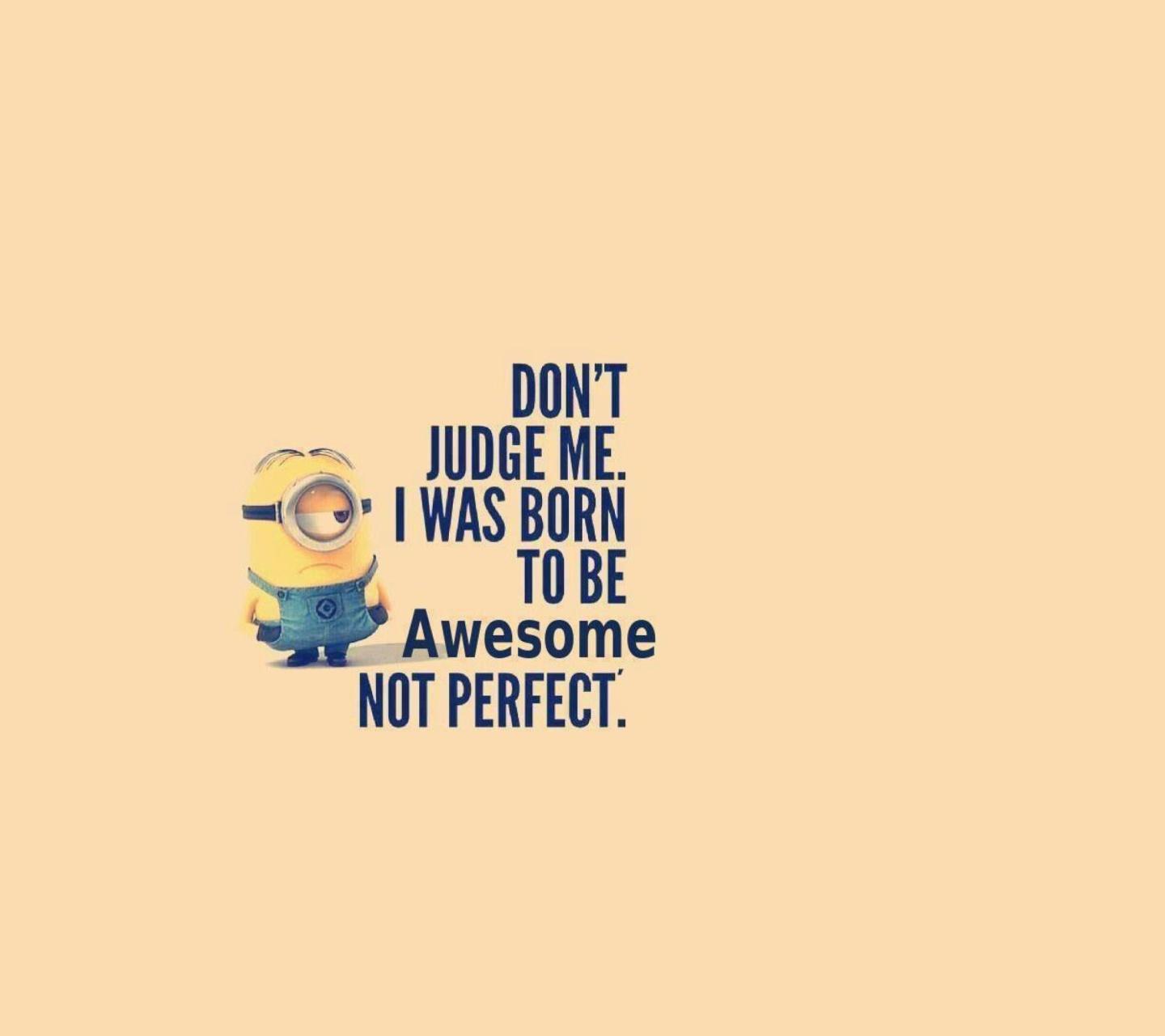 General 1440x1280 simple background minions quote