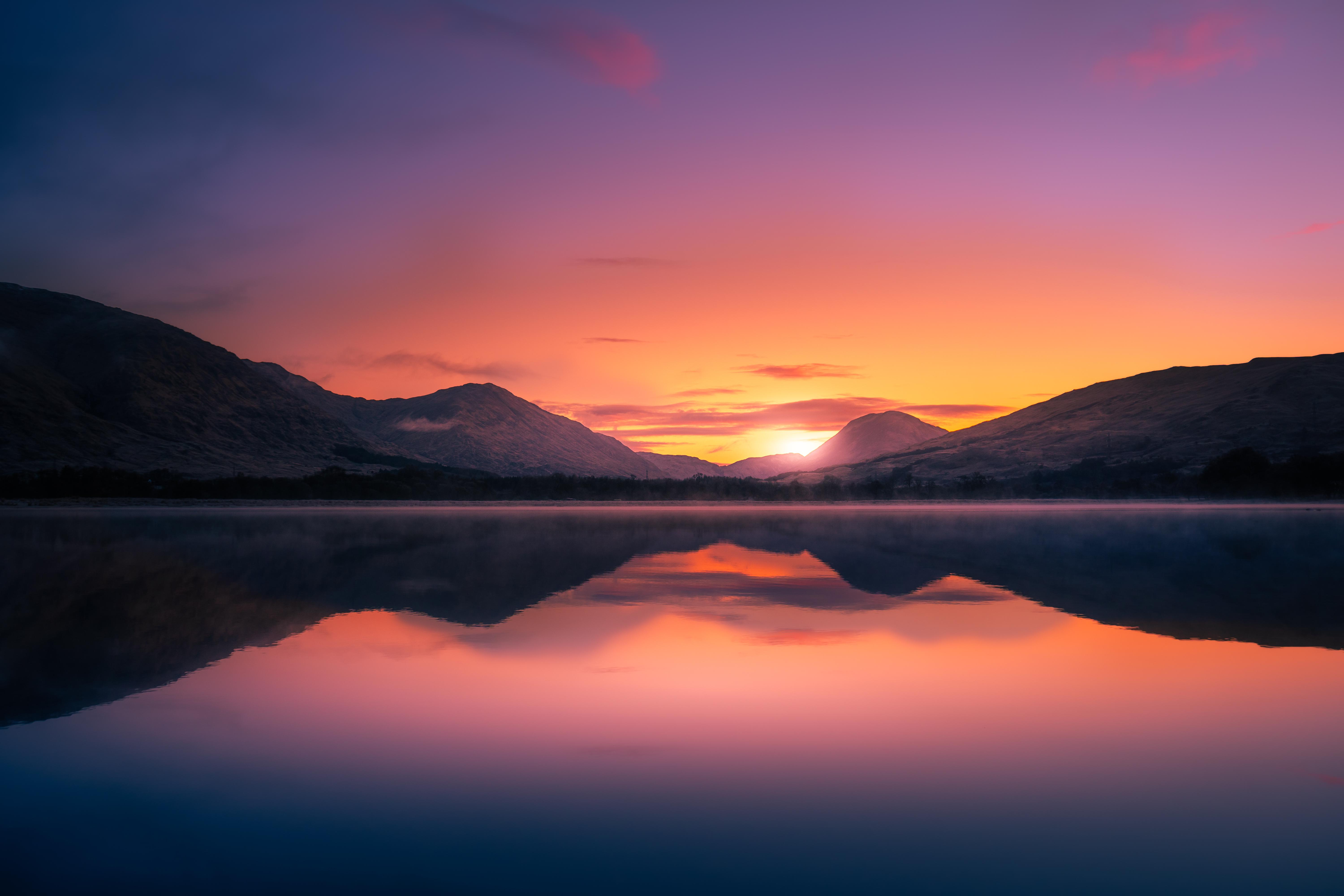 General 6000x4000 landscape sunset Scotland low light water