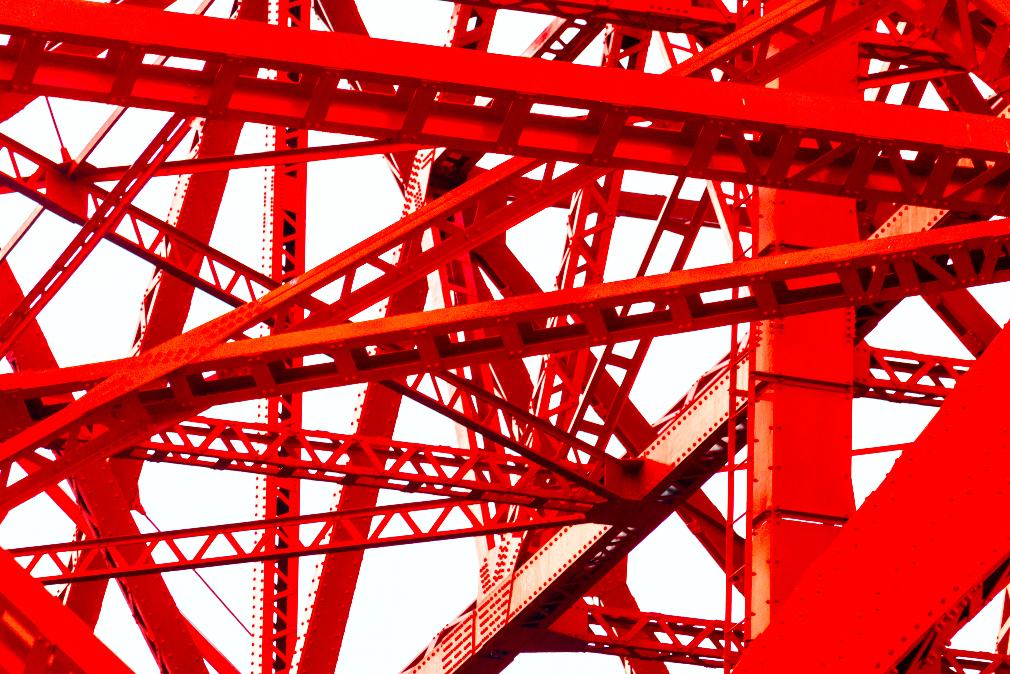 General 3830x2554 Tokyo Tower Neon Genesis Evangelion red steel