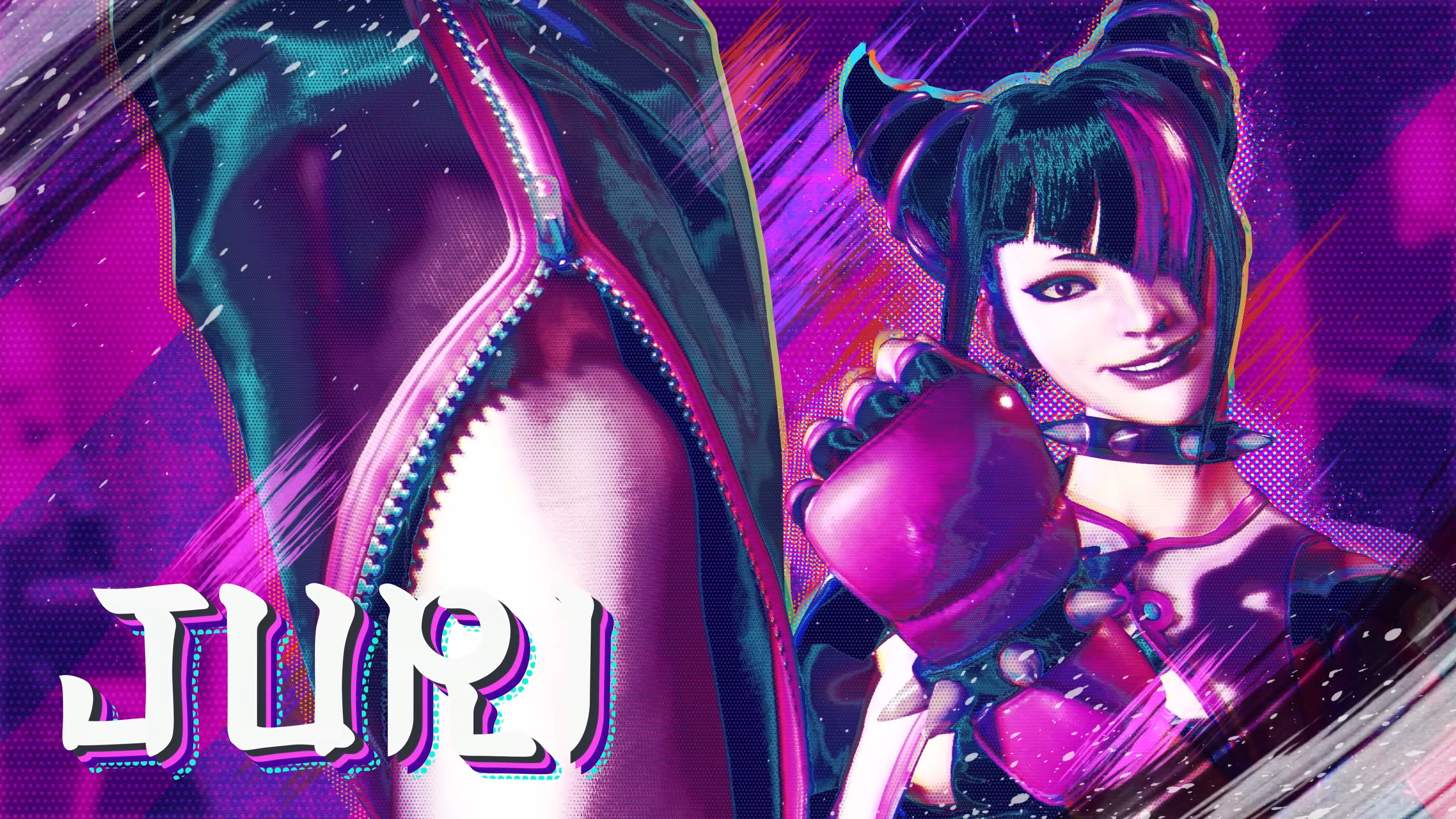 General 3840x2160 Han Juri Street Fighter Street Fighter VI hair over one eye video game girls video game characters Capcom