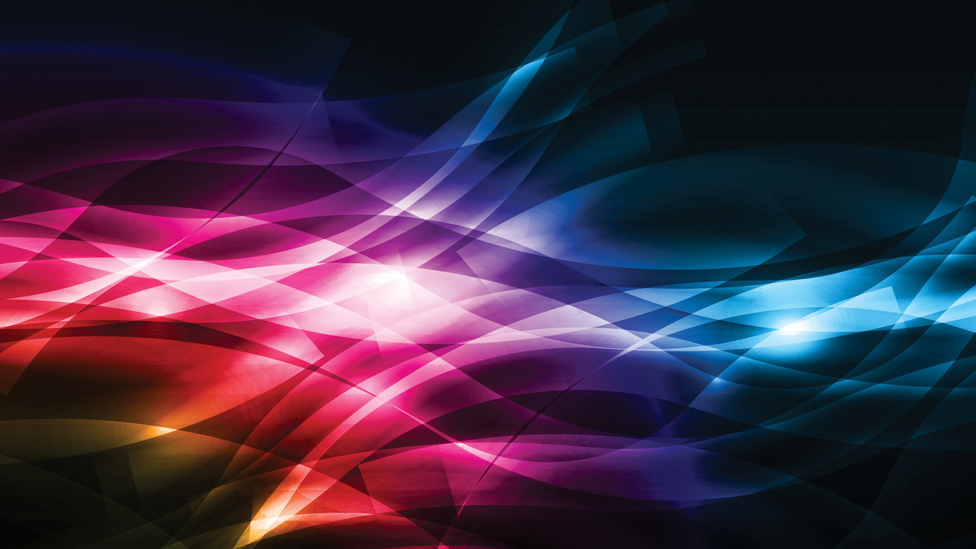 General 1920x1080 abstract colorful line art wavy lines