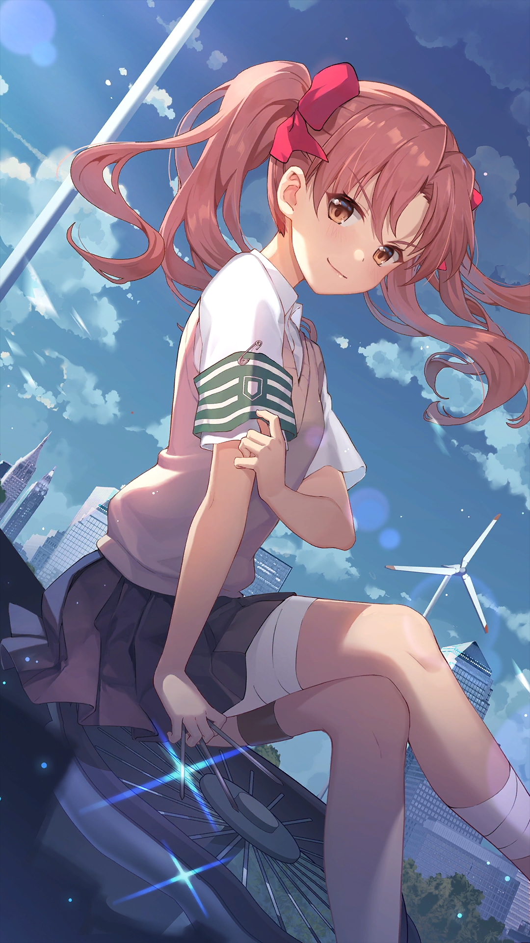 Anime 1080x1920 girl cafe gun Shirai Kuroko To Aru Kagaku no Railgun anime girls redhead