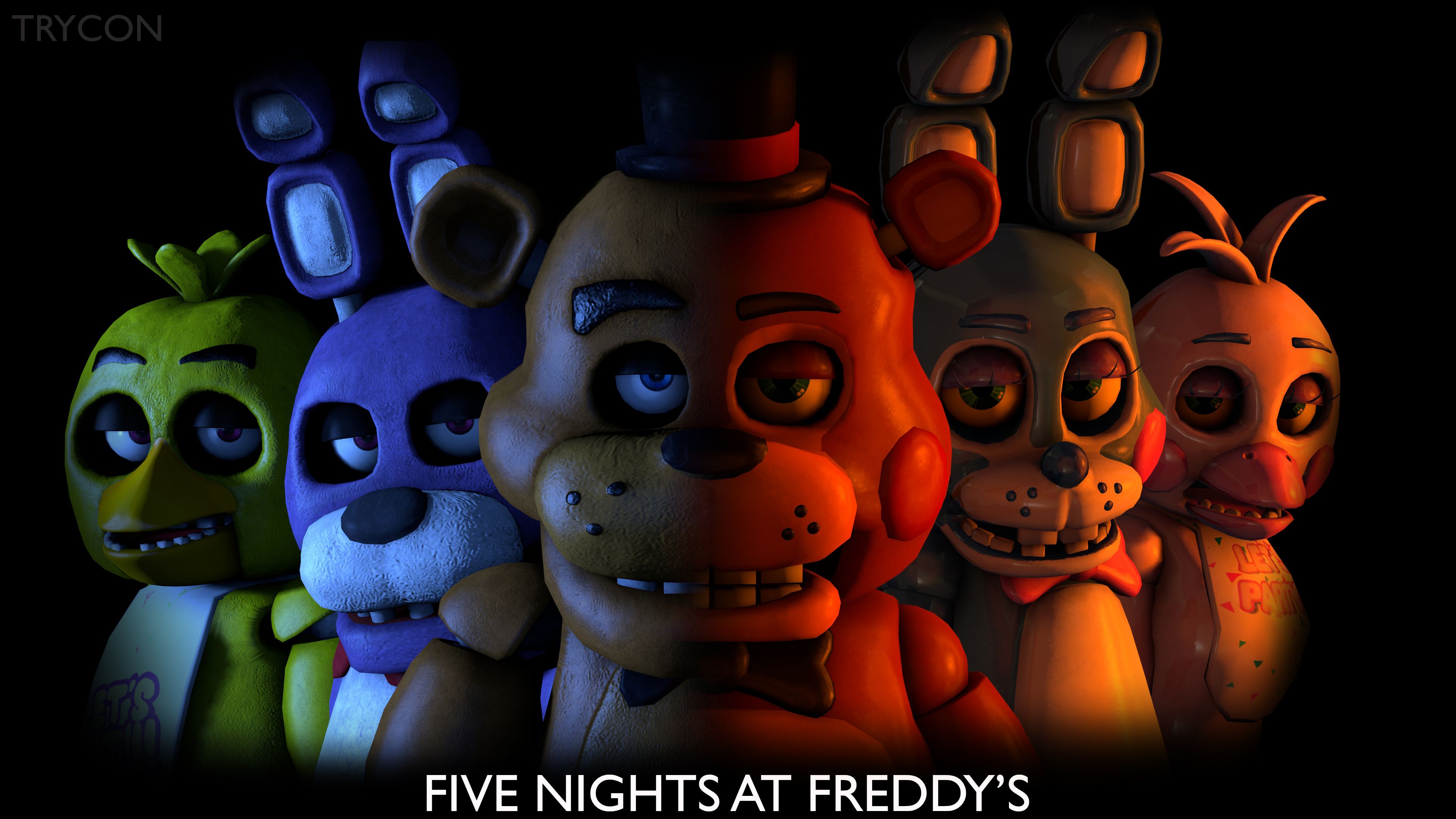 General 3840x2160 Five Nights at Freddy's terror Video Game Horror PC gaming video games video game characters