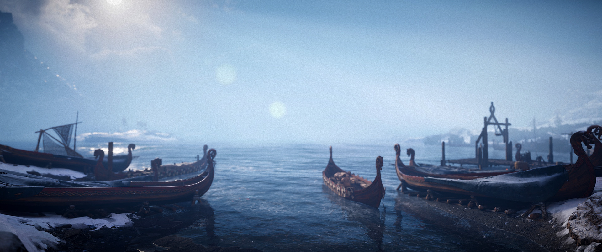 General 1920x804 screen shot Assassin's Creed Assassin's Creed: Valhalla video games PC gaming boat vehicle