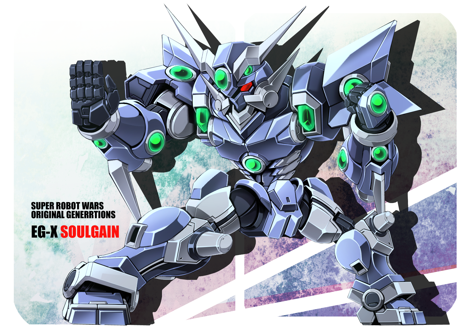 Anime 1637x1158 anime mechs Super Robot Taisen Soulgain artwork digital art fan art