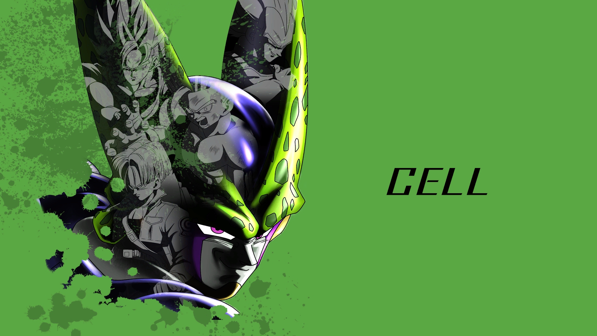 Anime 1920x1080 Dragon Ball Dragon Ball Z Dragon Ball Super Dragon Ball Xenoverse 2 Cell (Dragon Ball) Perfect Cell video game art