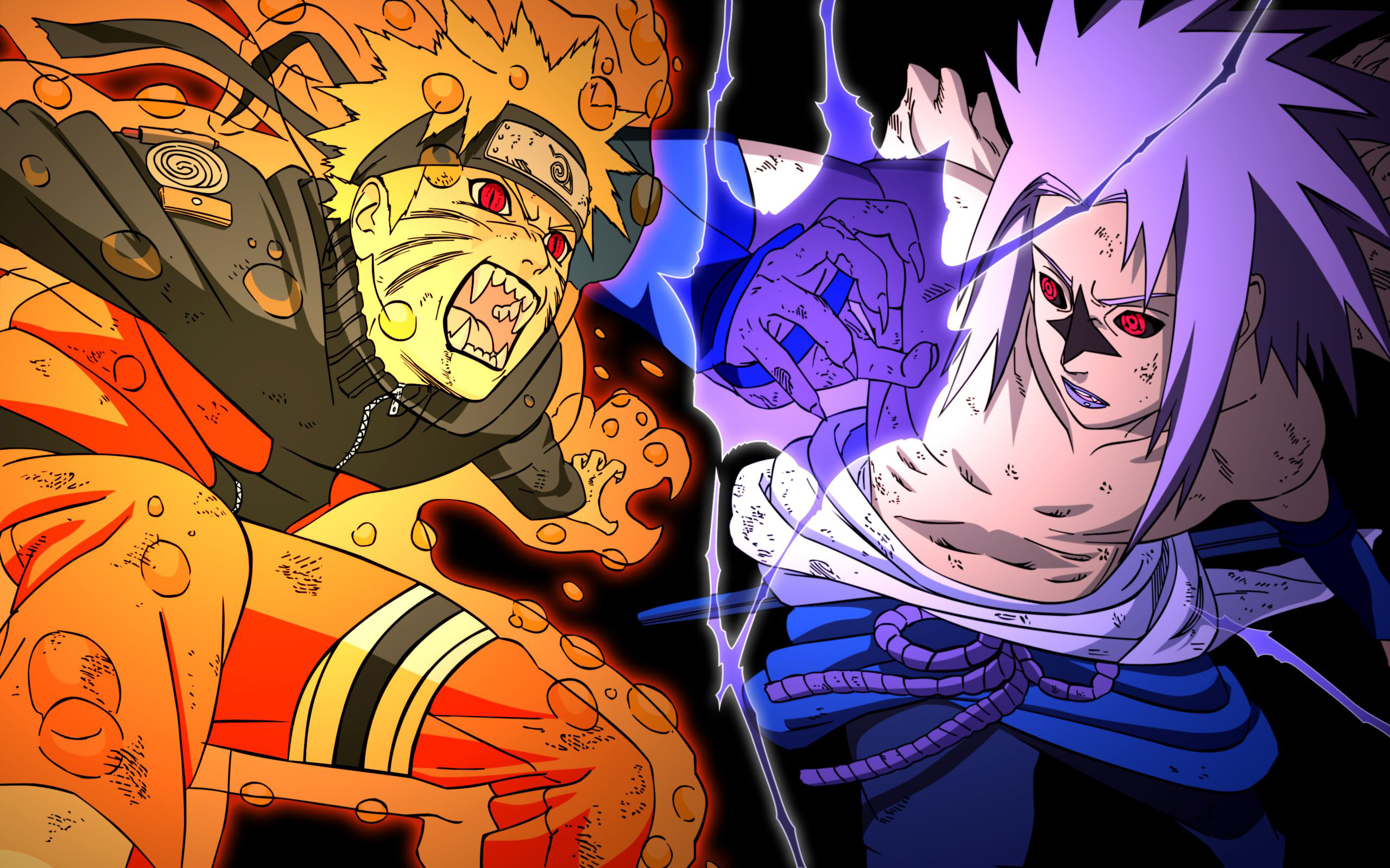 Anime 2560x1600 anime boys Naruto (anime) Uchiha Sasuke Sharingan