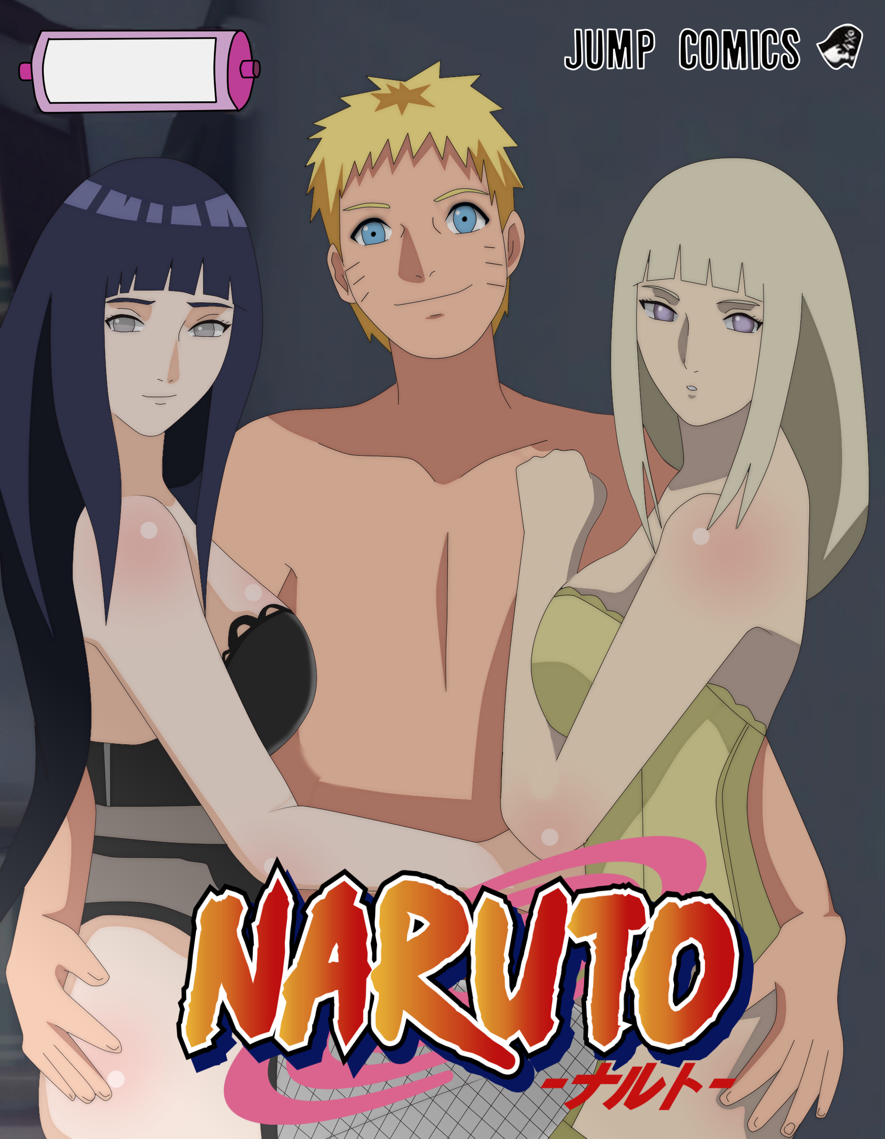 haruno sakura, uzumaki naruto, and uchiha sasuke (naruto and 1 more) drawn  by pinoko_(pnk623)